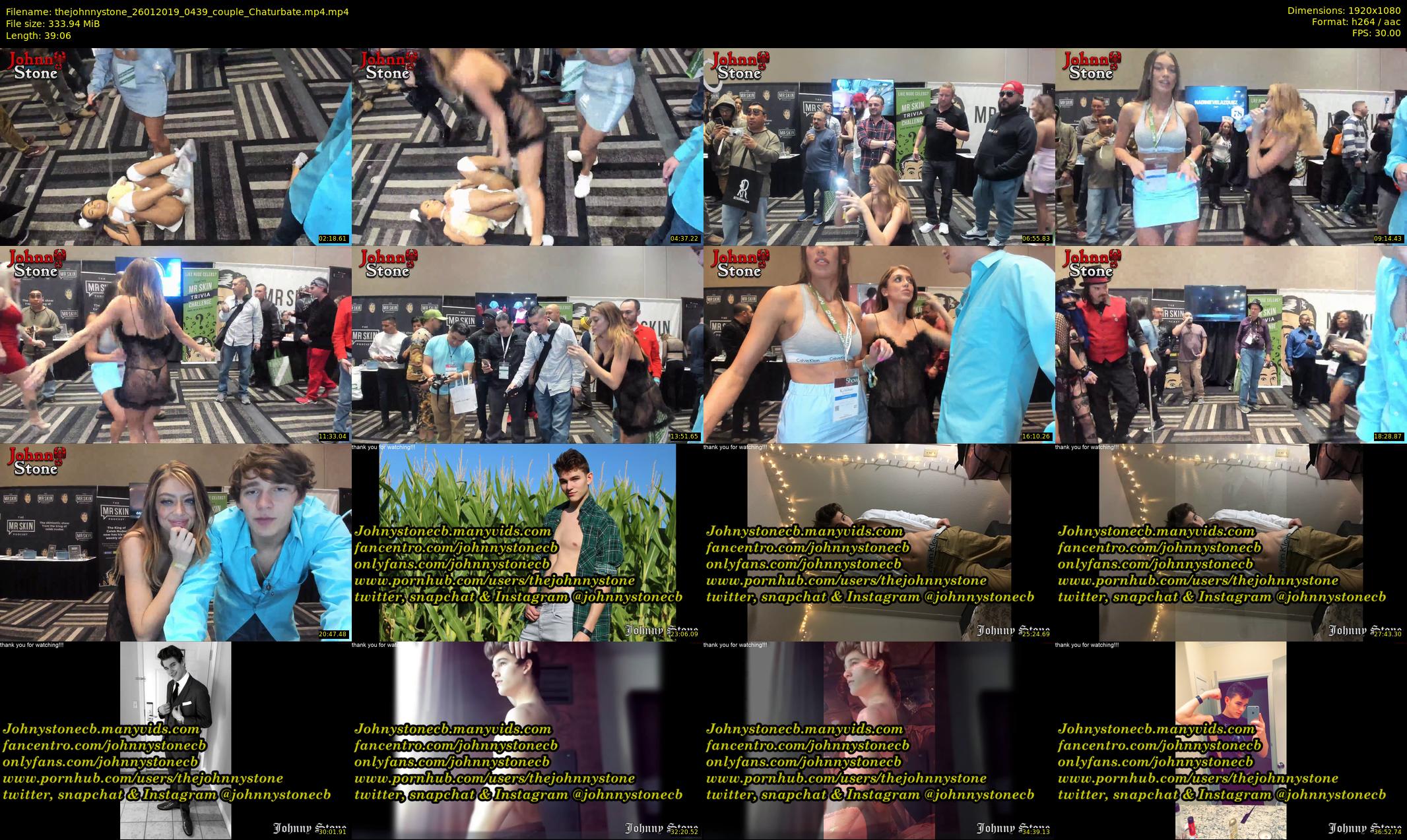 thejohnnystone — 40 minute Chaturbate male cam show recording, 1080p, Jan 26, 2019