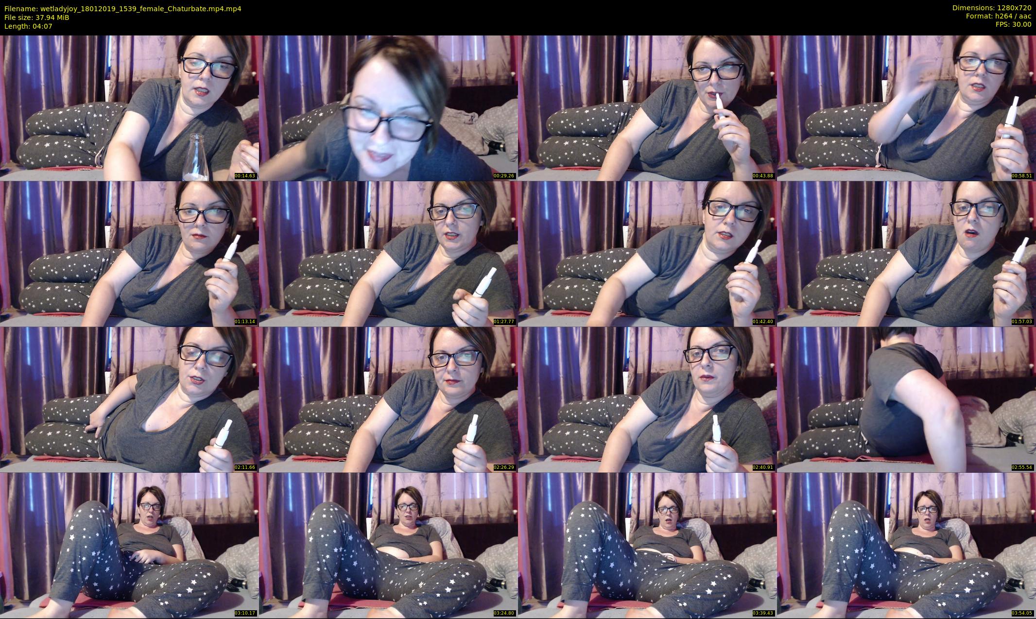 wetladyjoy — 5 minute Chaturbate female cam show recording, 720p, Jan 18, 2019