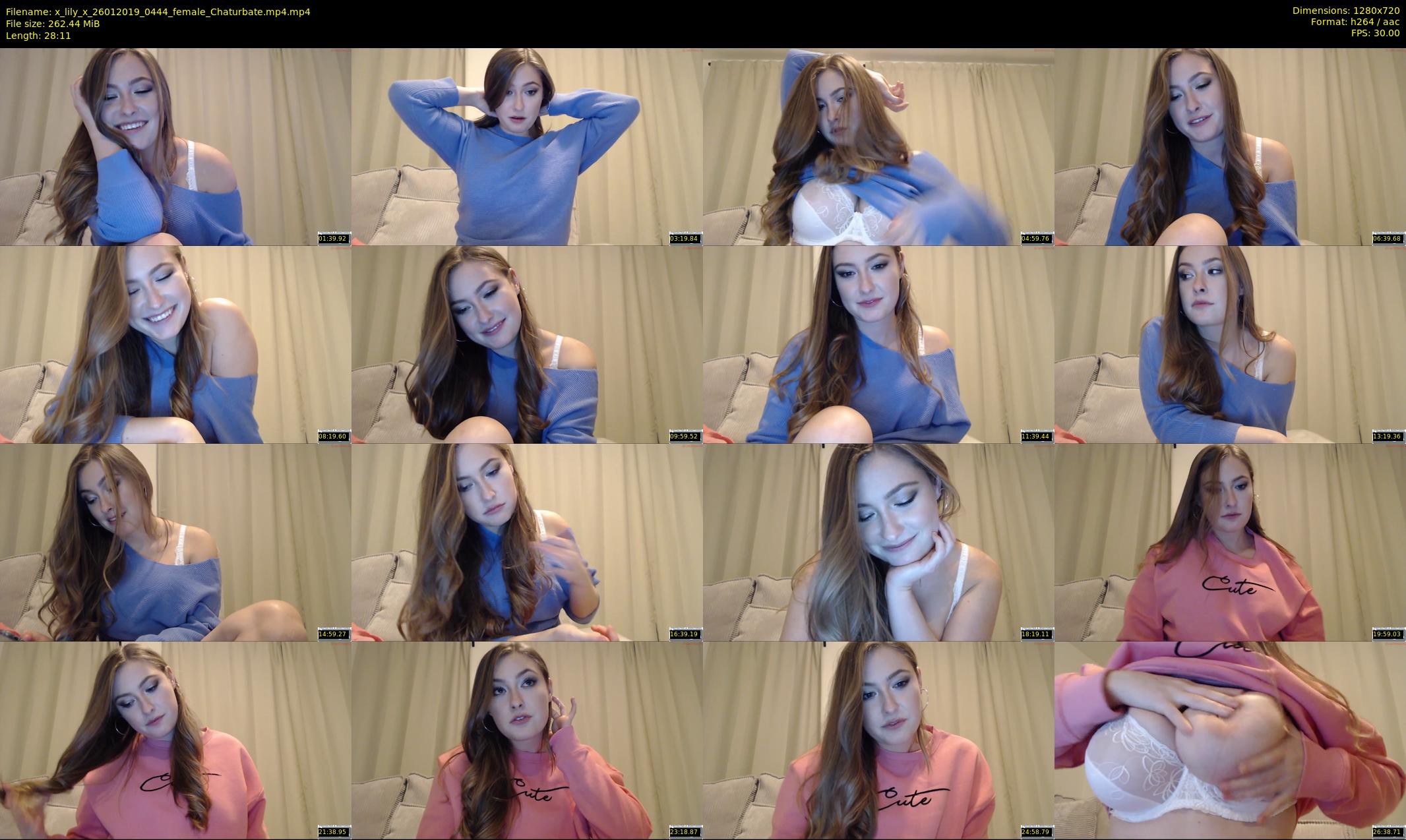 x_lily_x — 29 minute Chaturbate female cam show recording, 720p, Jan 26, 2019