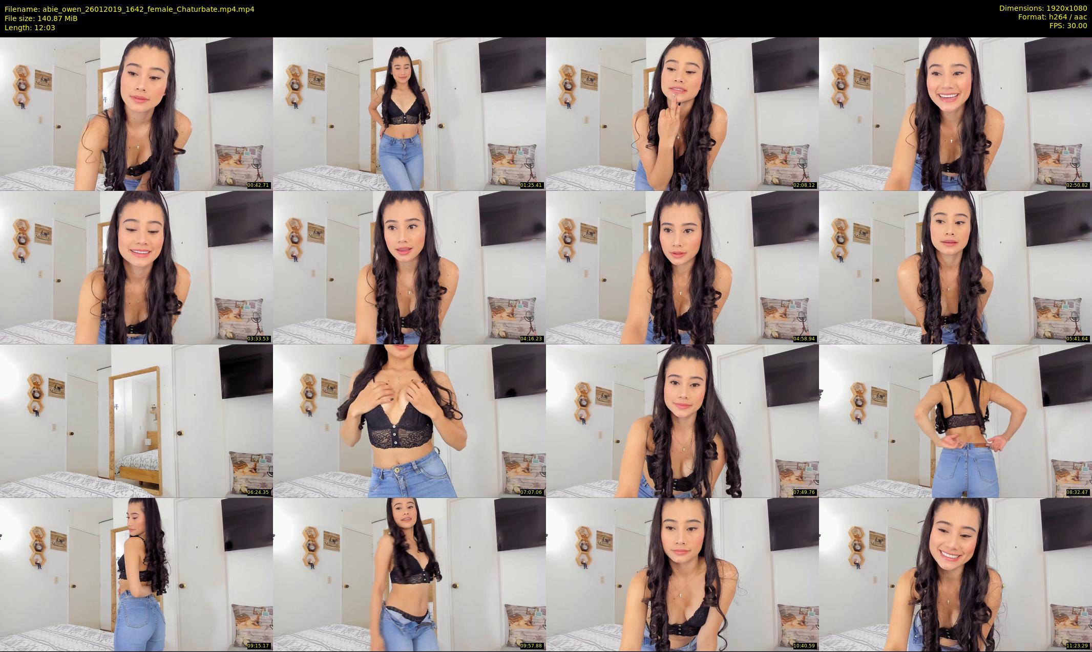 abie_owen — 13 minute Chaturbate female cam show recording, 1080p, Jan 26, 2019