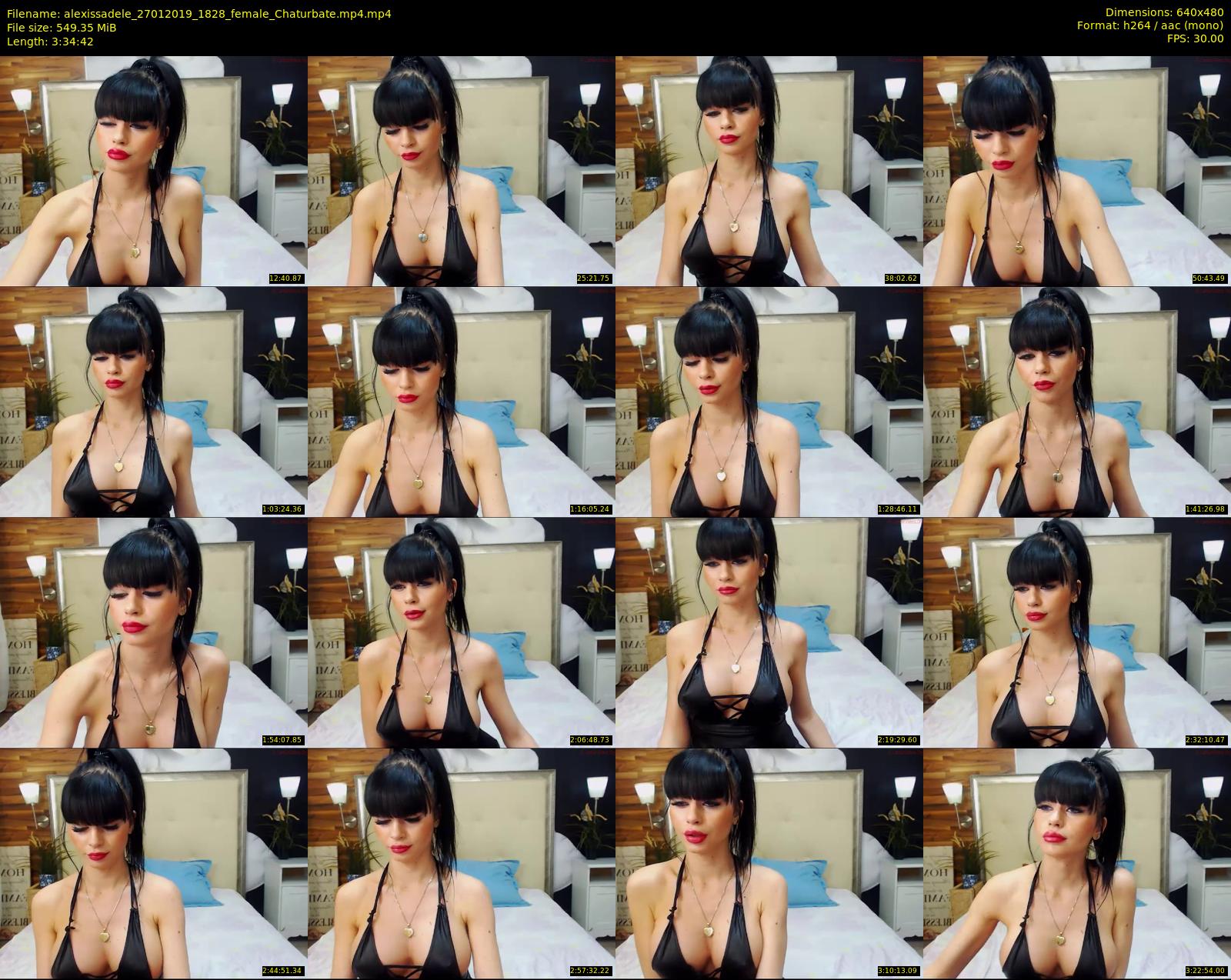 alexissadele — 215 minute Chaturbate female cam show recording, 480p, Jan 27, 2019