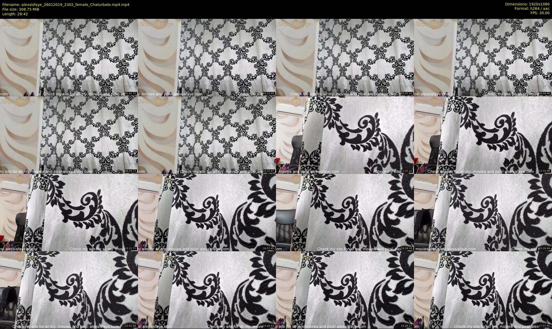 alexsisfaye — 29 minute Chaturbate female cam show recording, 1080p, Jan 26, 2019