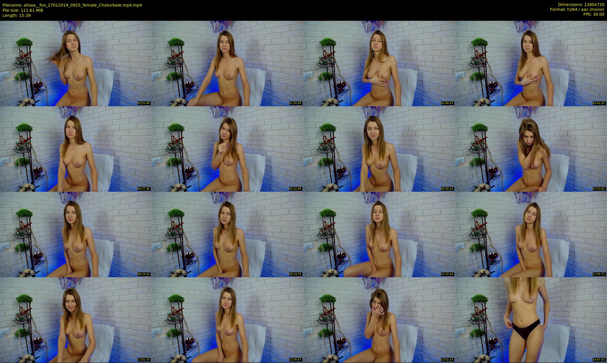 alisaa__fox — 16 minute Chaturbate female cam show recording, 720p, Jan 27, 2019
