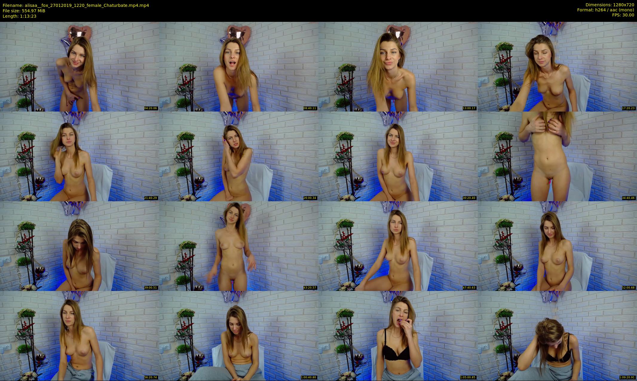 alisaa__fox — 74 minute Chaturbate female cam show recording, 720p, Jan 27, 2019
