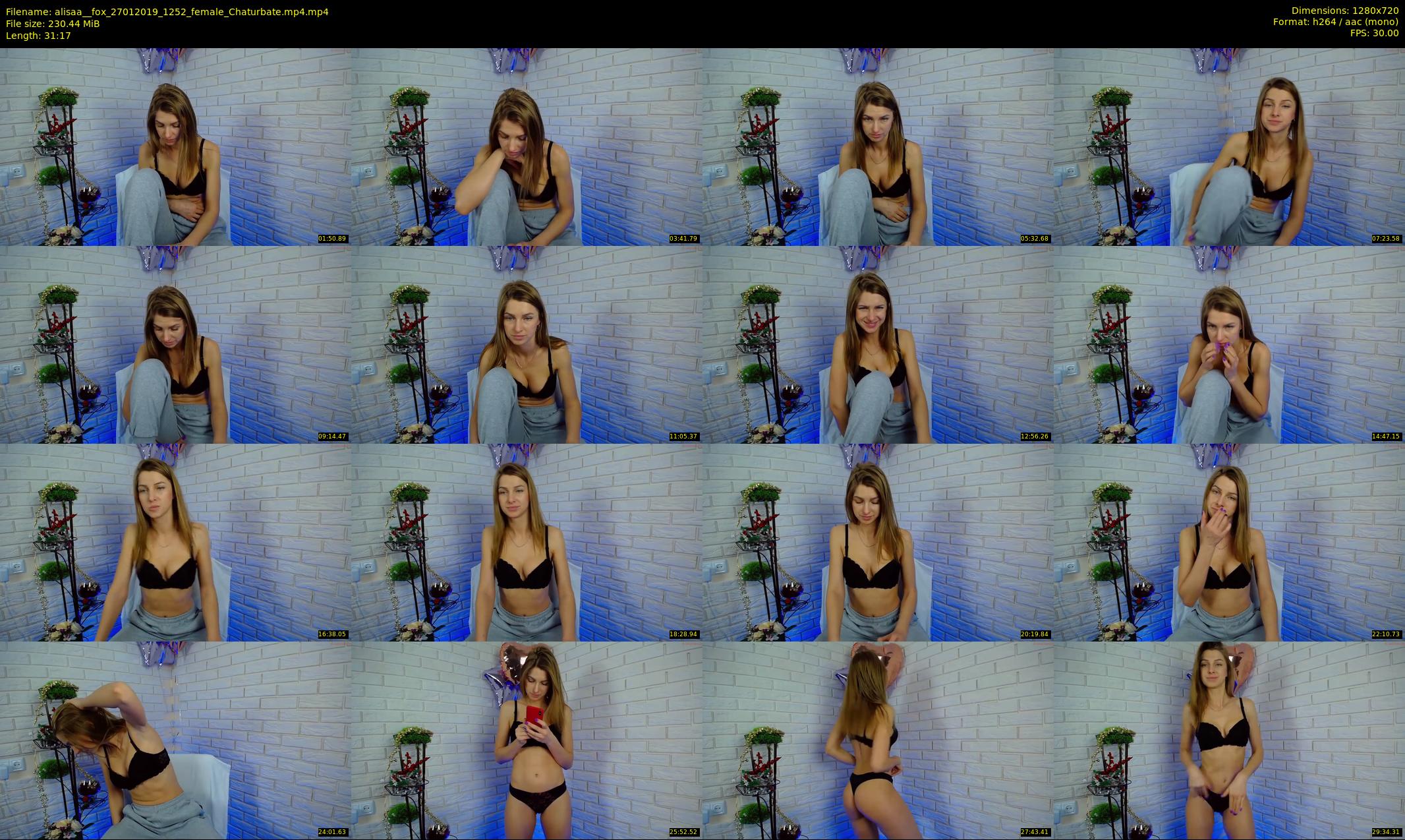 alisaa__fox — 32 minute Chaturbate female cam show recording, 720p, Jan 27, 2019