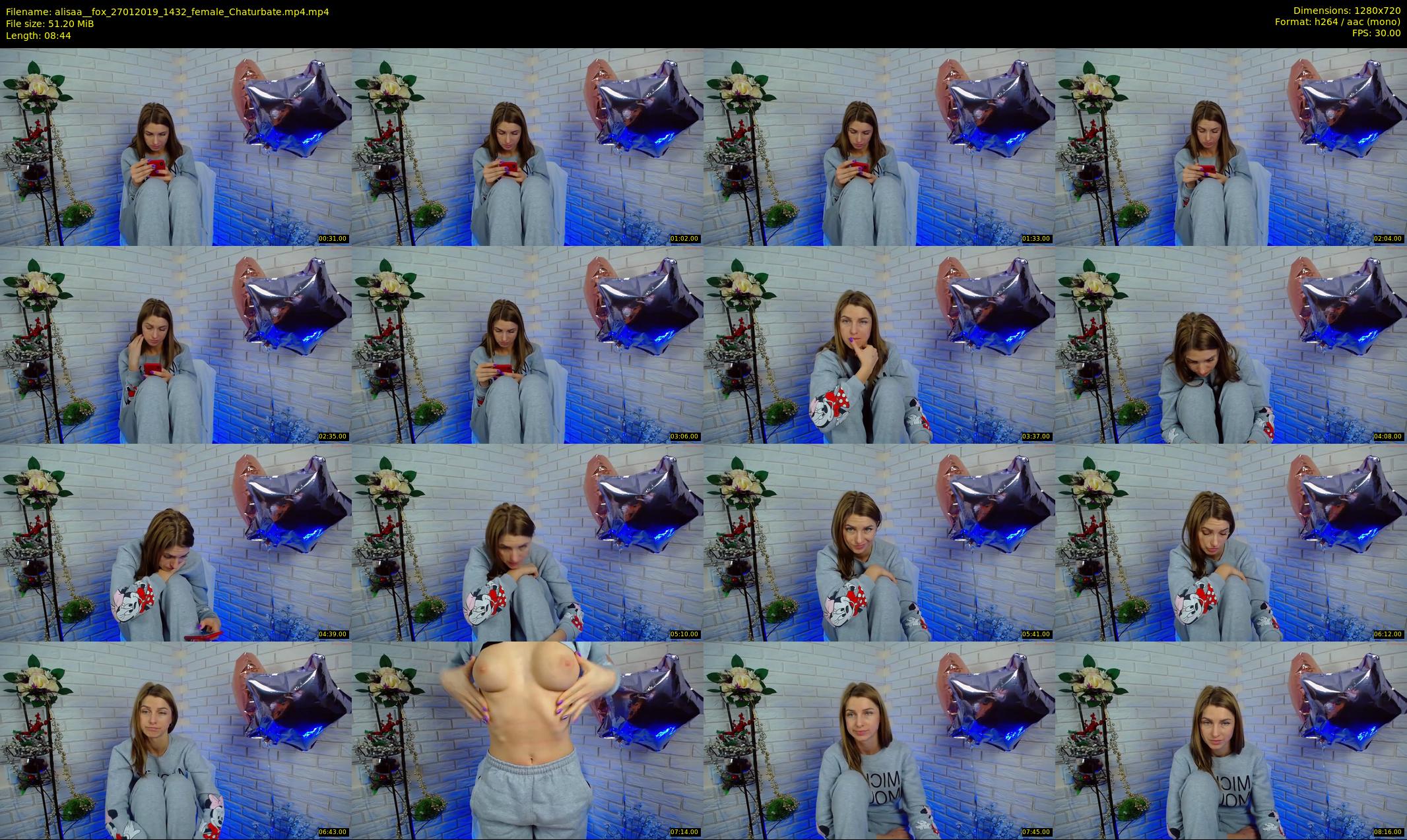 alisaa__fox — 9 minute Chaturbate female cam show recording, 720p, Jan 27, 2019