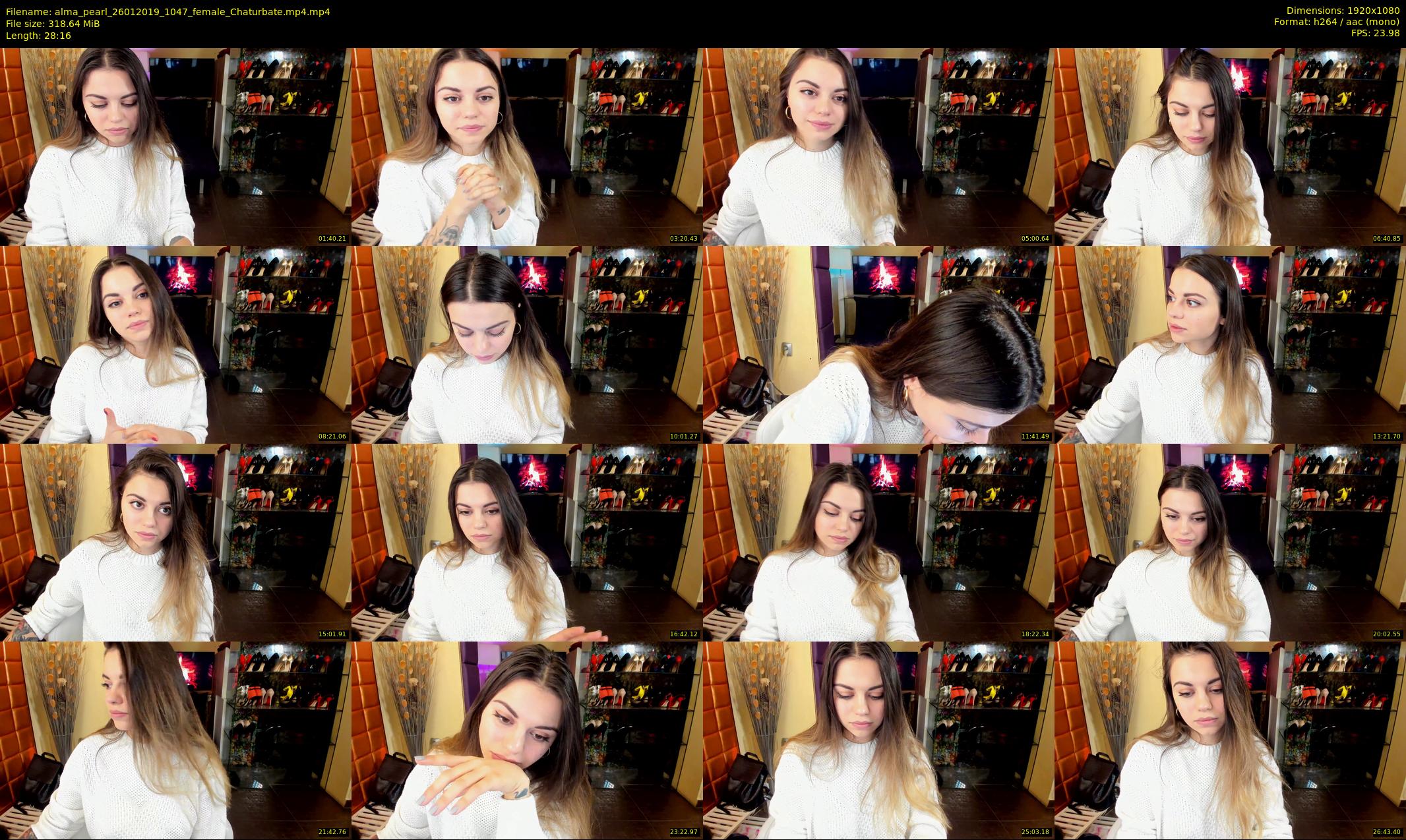 alma_pearl — 29 minute Chaturbate female cam show recording, 1080p, Jan 26, 2019
