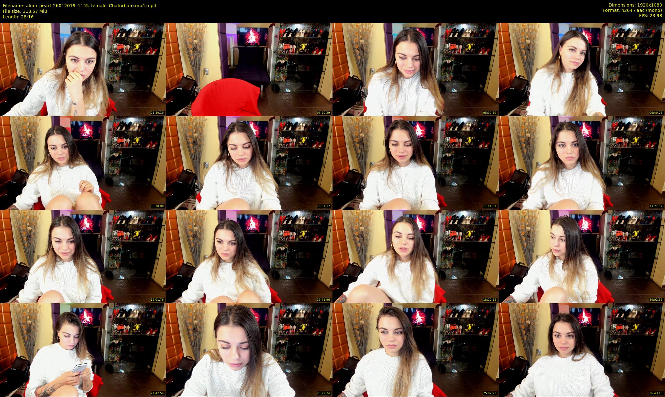 alma_pearl — 29 minute Chaturbate female cam show recording, 1080p, Jan 26, 2019