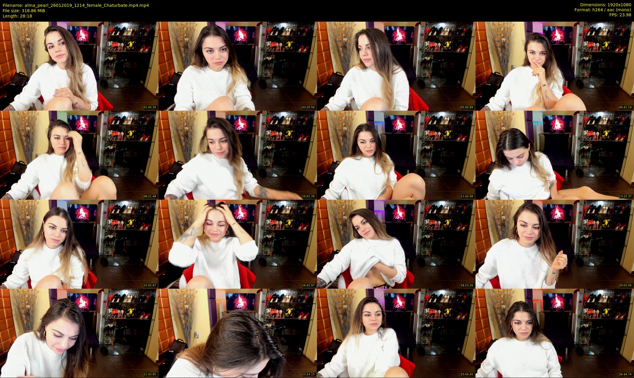 alma_pearl — 29 minute Chaturbate female cam show recording, 1080p, Jan 26, 2019