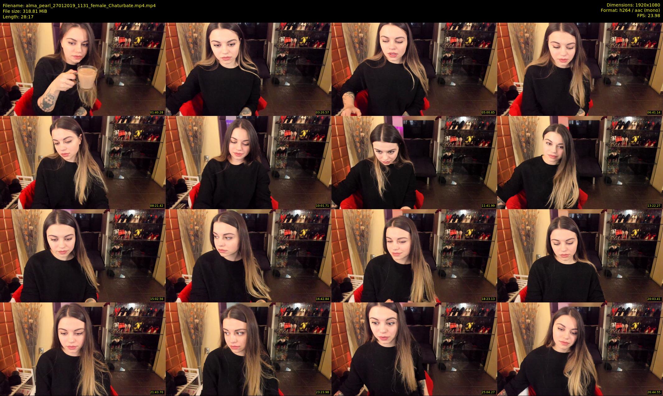 alma_pearl — 29 minute Chaturbate female cam show recording, 1080p, Jan 27, 2019
