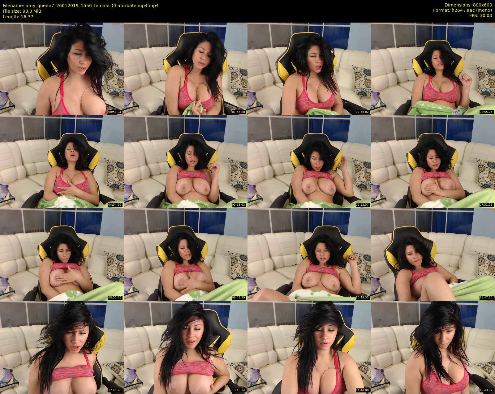 amy_queen7 — 17 minute Chaturbate female cam show recording, 480p, Jan 26, 2019
