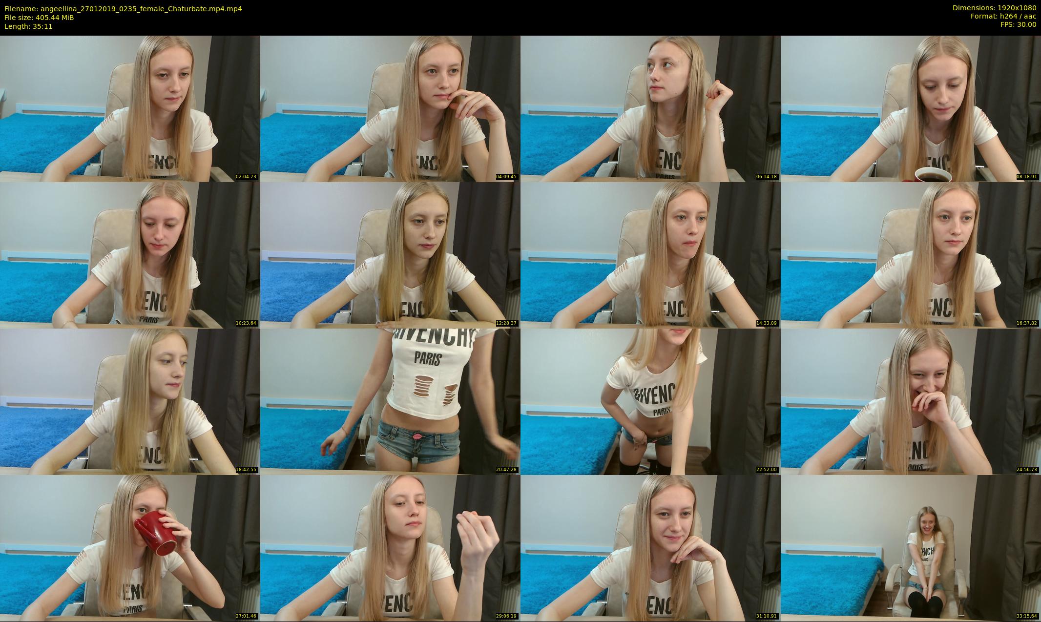 angeellina — 36 minute Chaturbate female cam show recording, 1080p, Jan 27, 2019