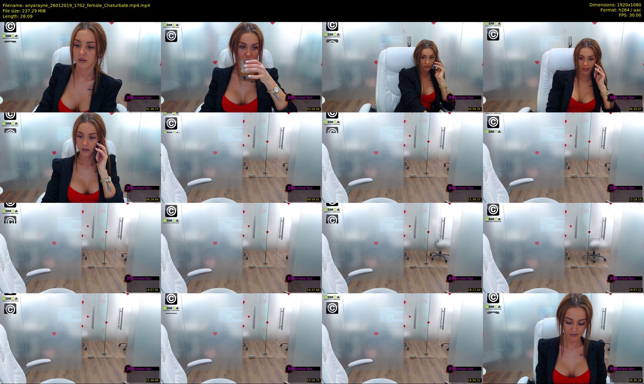 anyarayne — 29 minute Chaturbate female cam show recording, 1080p, Jan 26, 2019