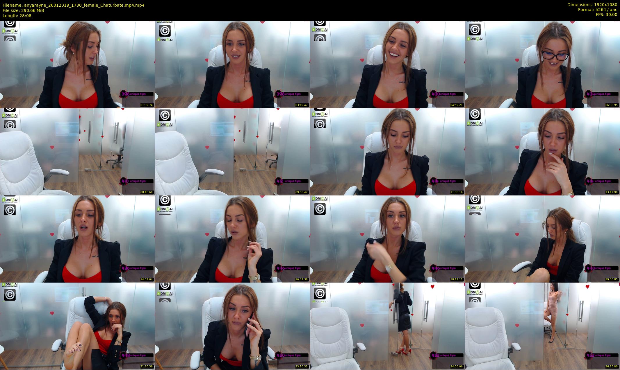 anyarayne — 29 minute Chaturbate female cam show recording, 1080p, Jan 26, 2019