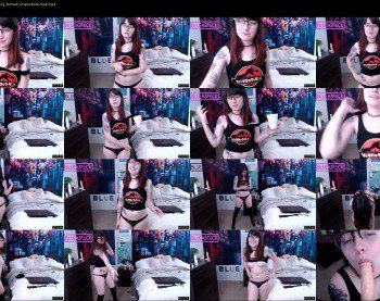 blueasfuck — 56 minute Chaturbate female cam show recording, 1080p, Jan 27, 2019