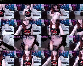 blueasfuck — 56 minute Chaturbate female cam show recording, 1080p, Jan 27, 2019