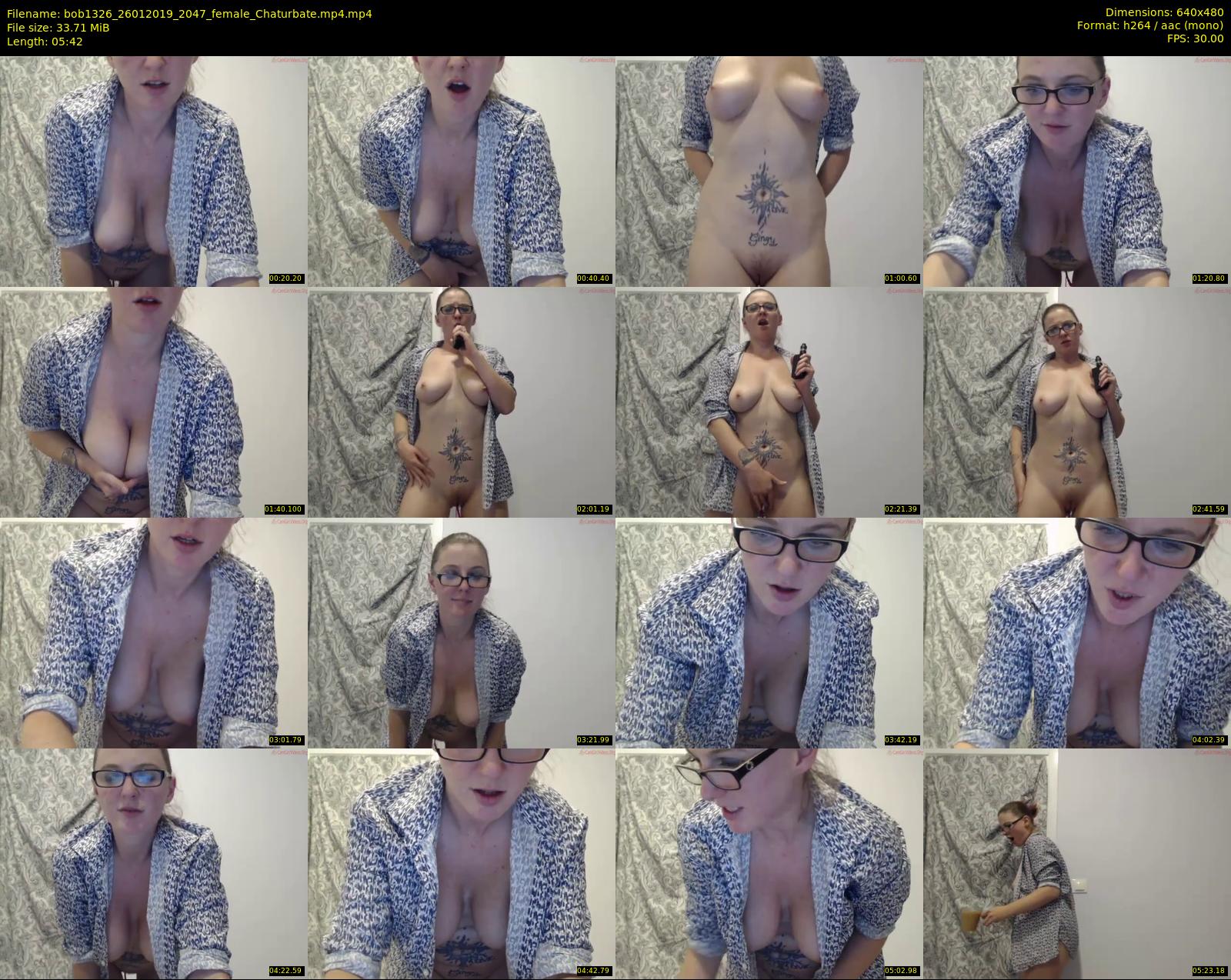 bob1326 — 6 minute Chaturbate female cam show recording, 480p, Jan 26, 2019