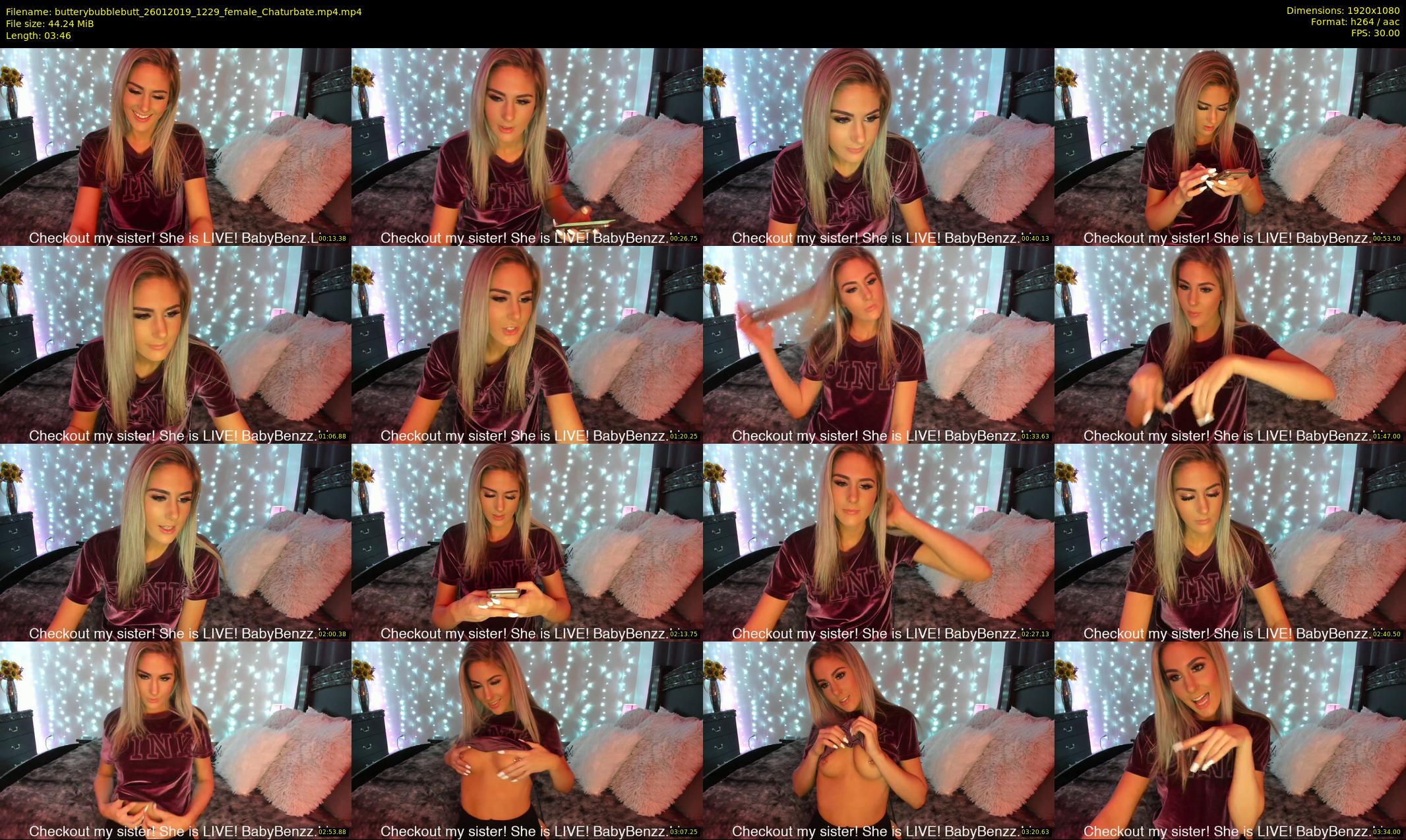 butterybubblebutt — 4 minute Chaturbate couple cam show recording, 1080p, Jan 26, 2019