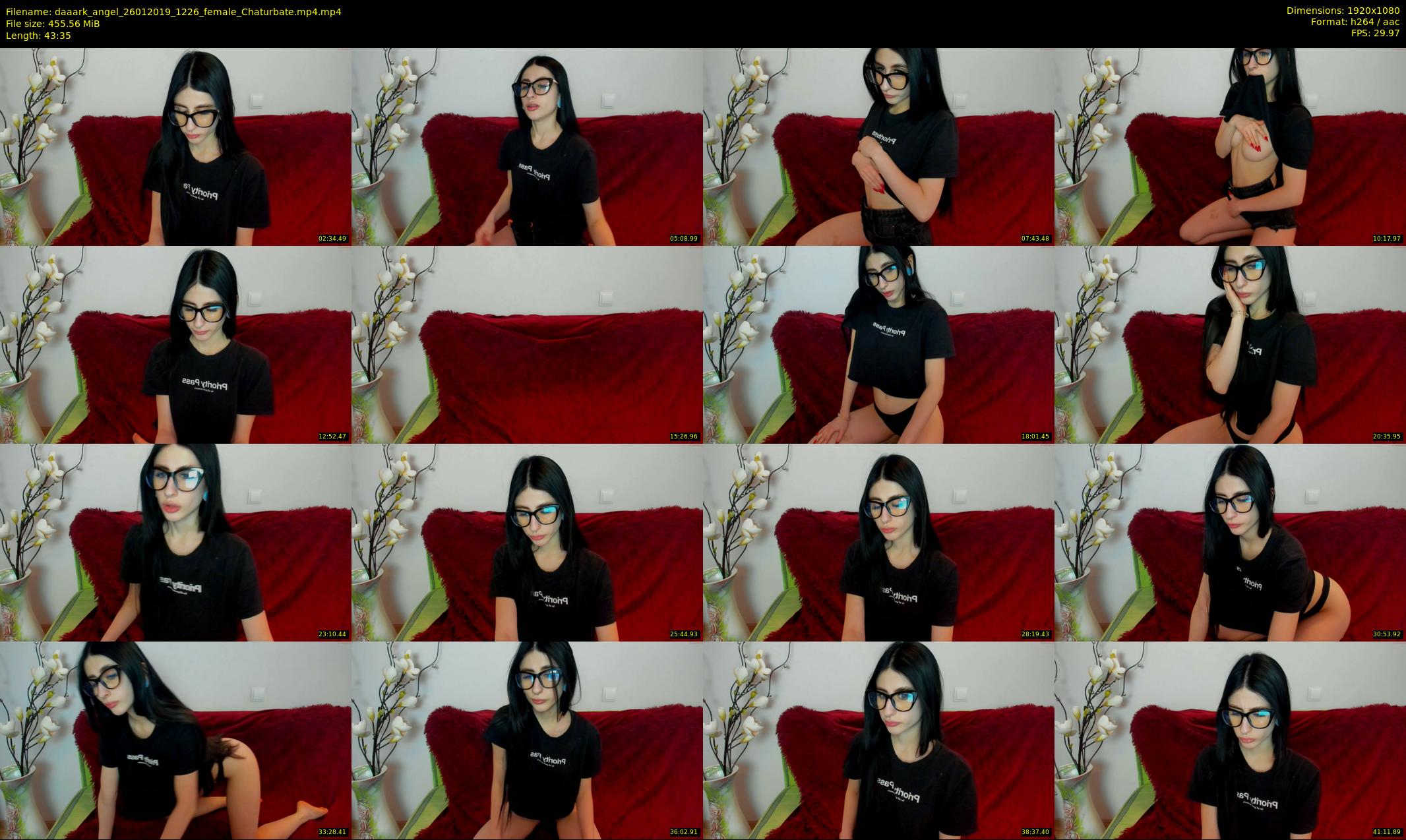 daaark_angel — 44 minute Chaturbate female cam show recording, 1080p, Jan 26, 2019