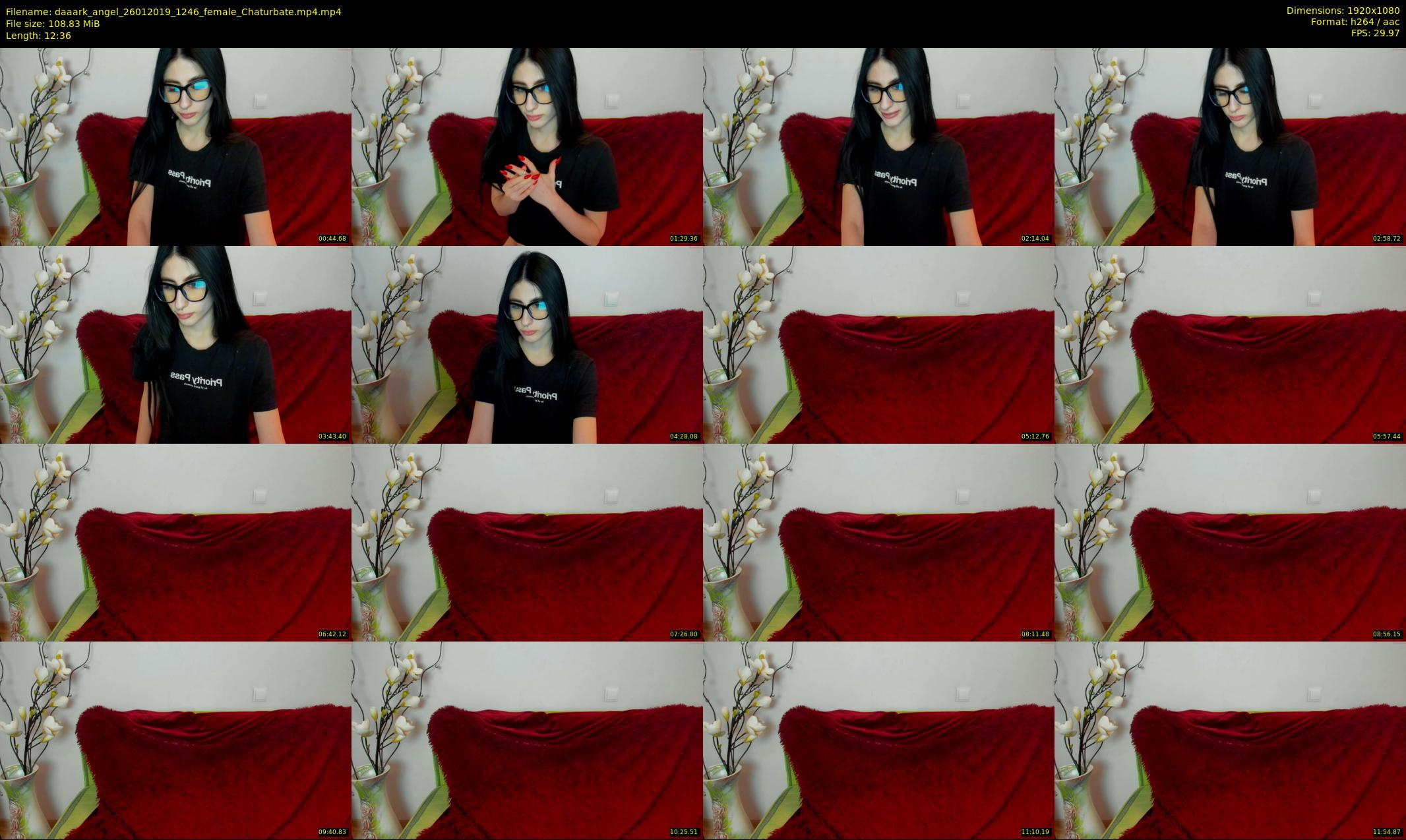 daaark_angel — 13 minute Chaturbate female cam show recording, 1080p, Jan 26, 2019