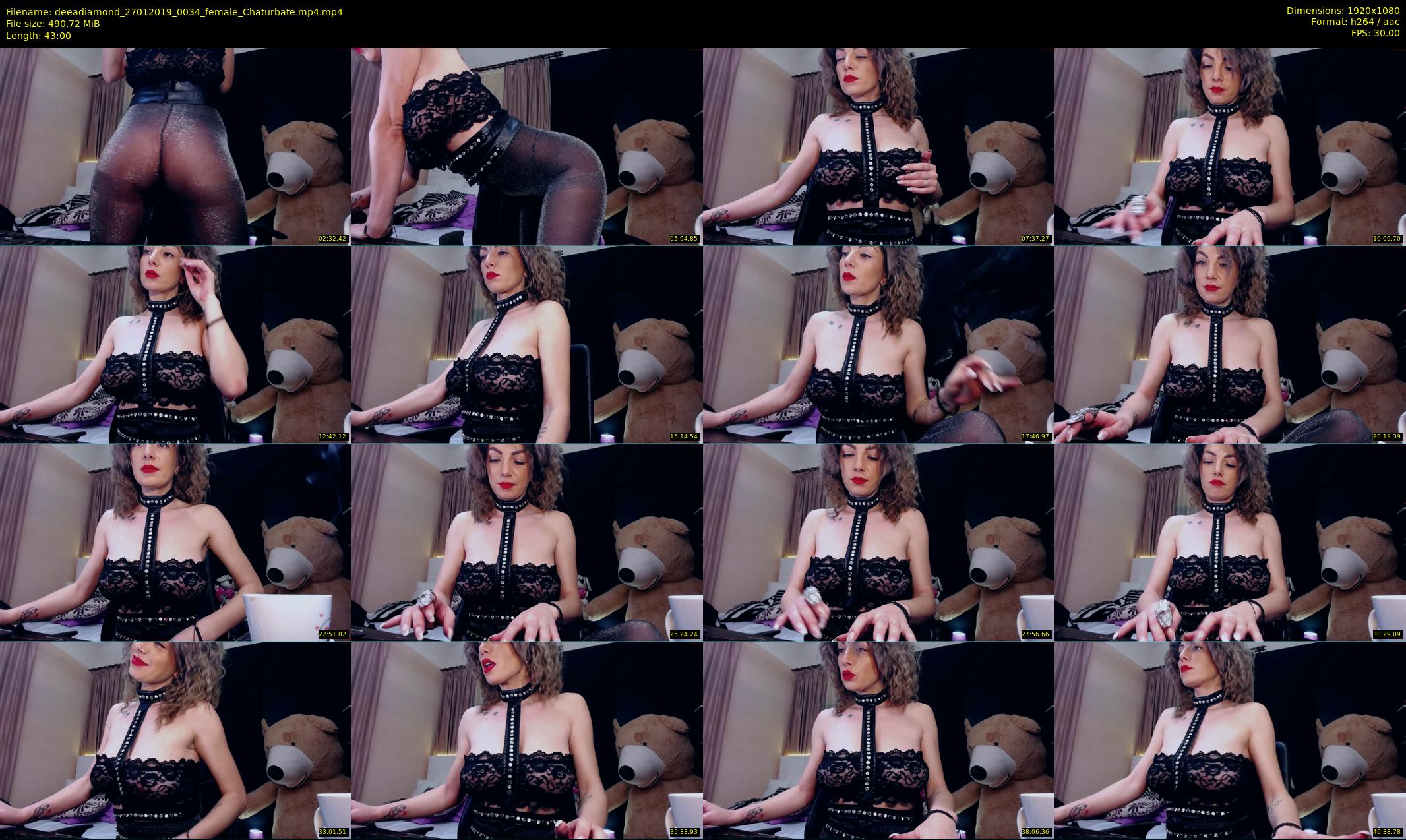 deeadiamond — 43 minute Chaturbate female cam show recording, 1080p, Jan 27, 2019
