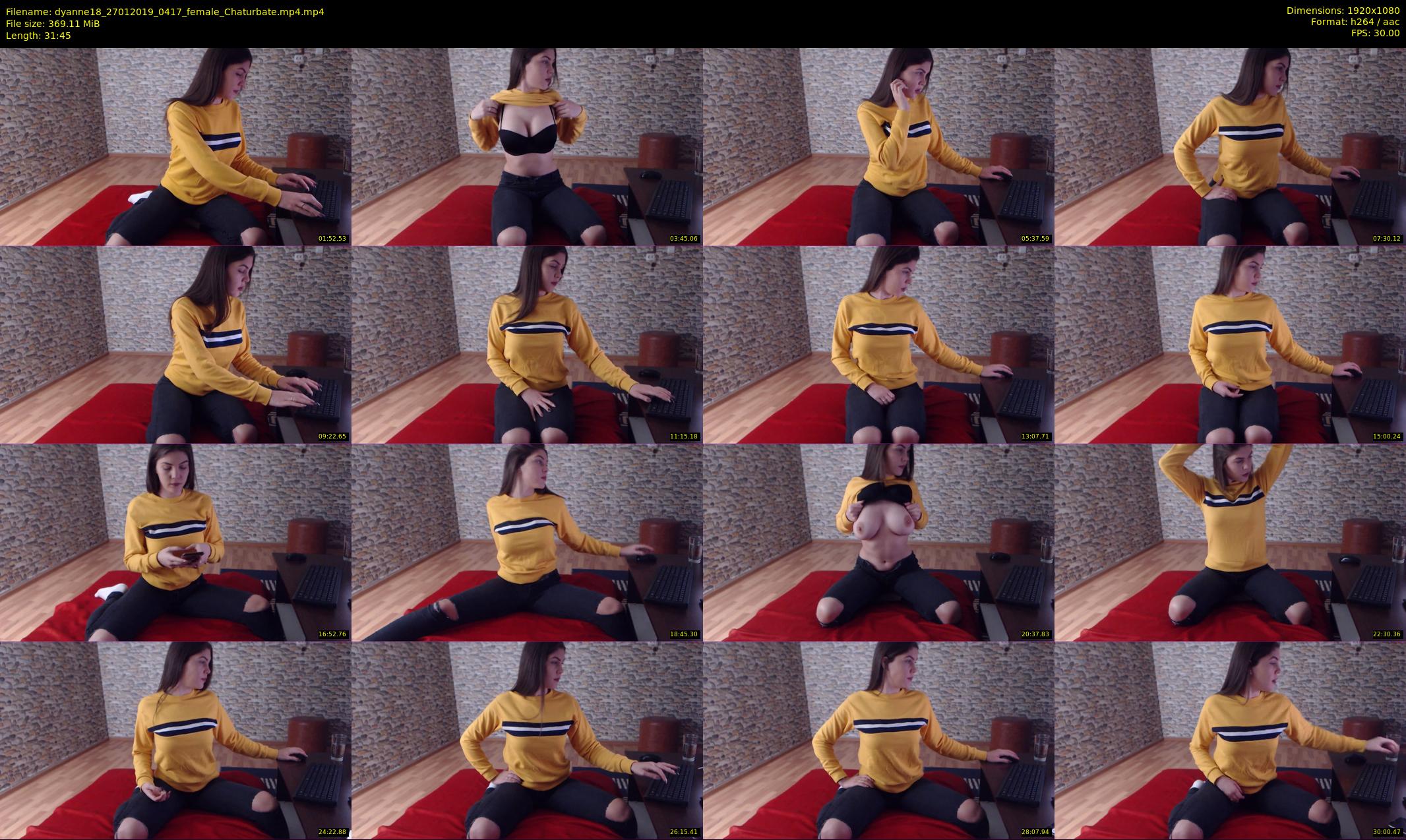 dyanne18 — 32 minute Chaturbate female cam show recording, 1080p, Jan 27, 2019