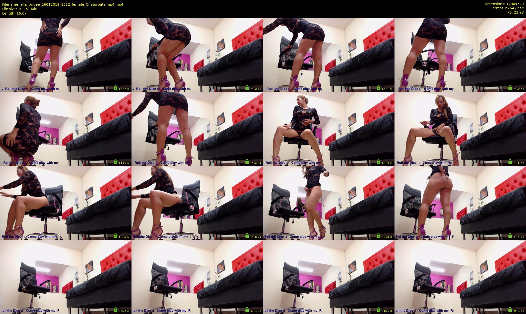 ella_pridee — 17 minute Chaturbate female cam show recording, 720p, Jan 26, 2019