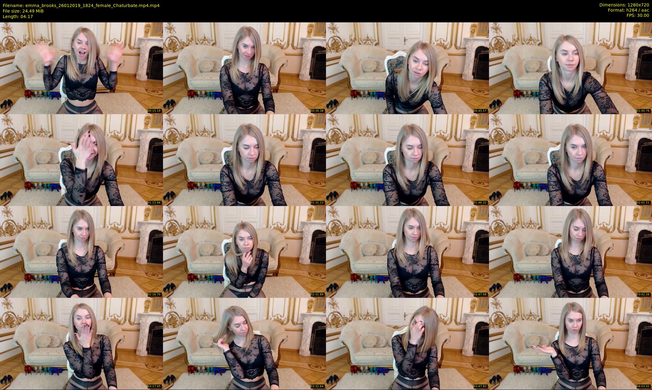 emma_brooks — 5 minute Chaturbate female cam show recording, 720p, Jan 26, 2019