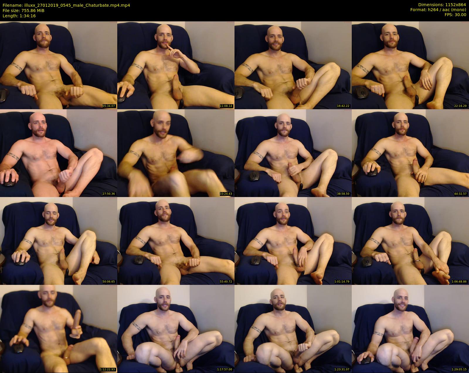 illuxx — 95 minute Chaturbate male cam show recording, 720p, Jan 27, 2019