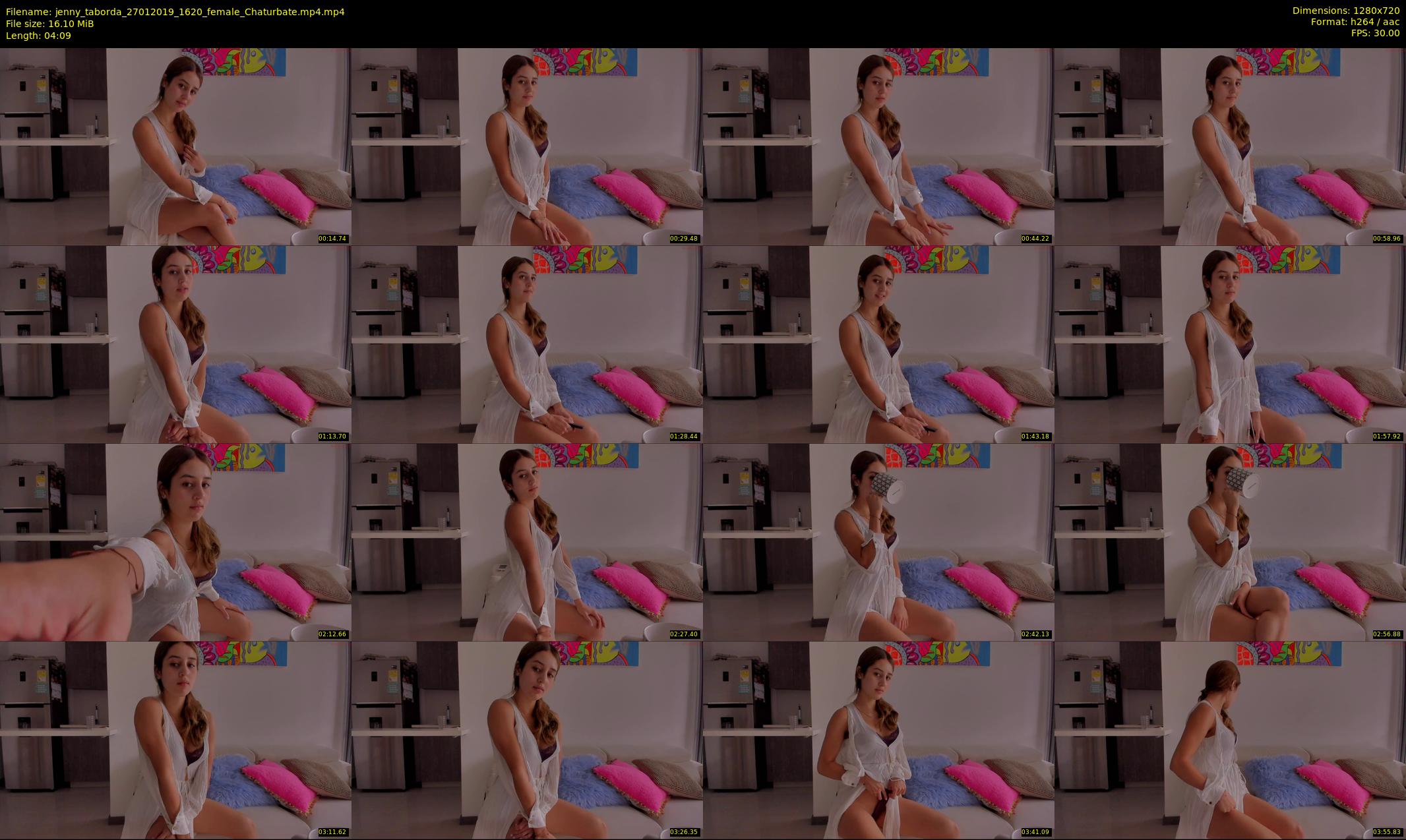 jenny_taborda — 5 minute Chaturbate female cam show recording, 720p, Jan 27, 2019