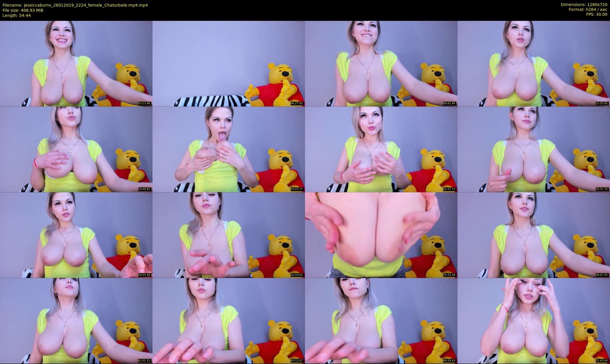 jessiccaburns — 55 minute Chaturbate female cam show recording, 720p, Jan 26, 2019