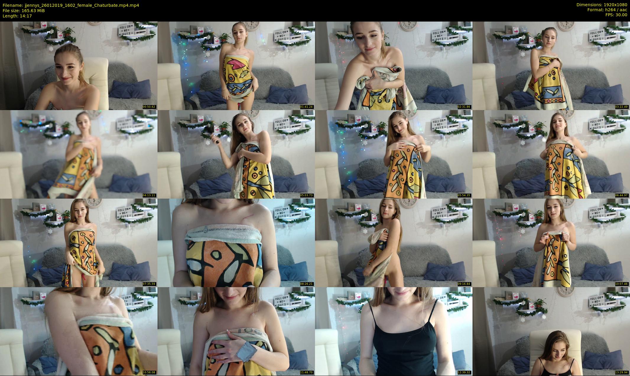 jjennys — 15 minute Chaturbate female cam show recording, 1080p, Jan 26, 2019