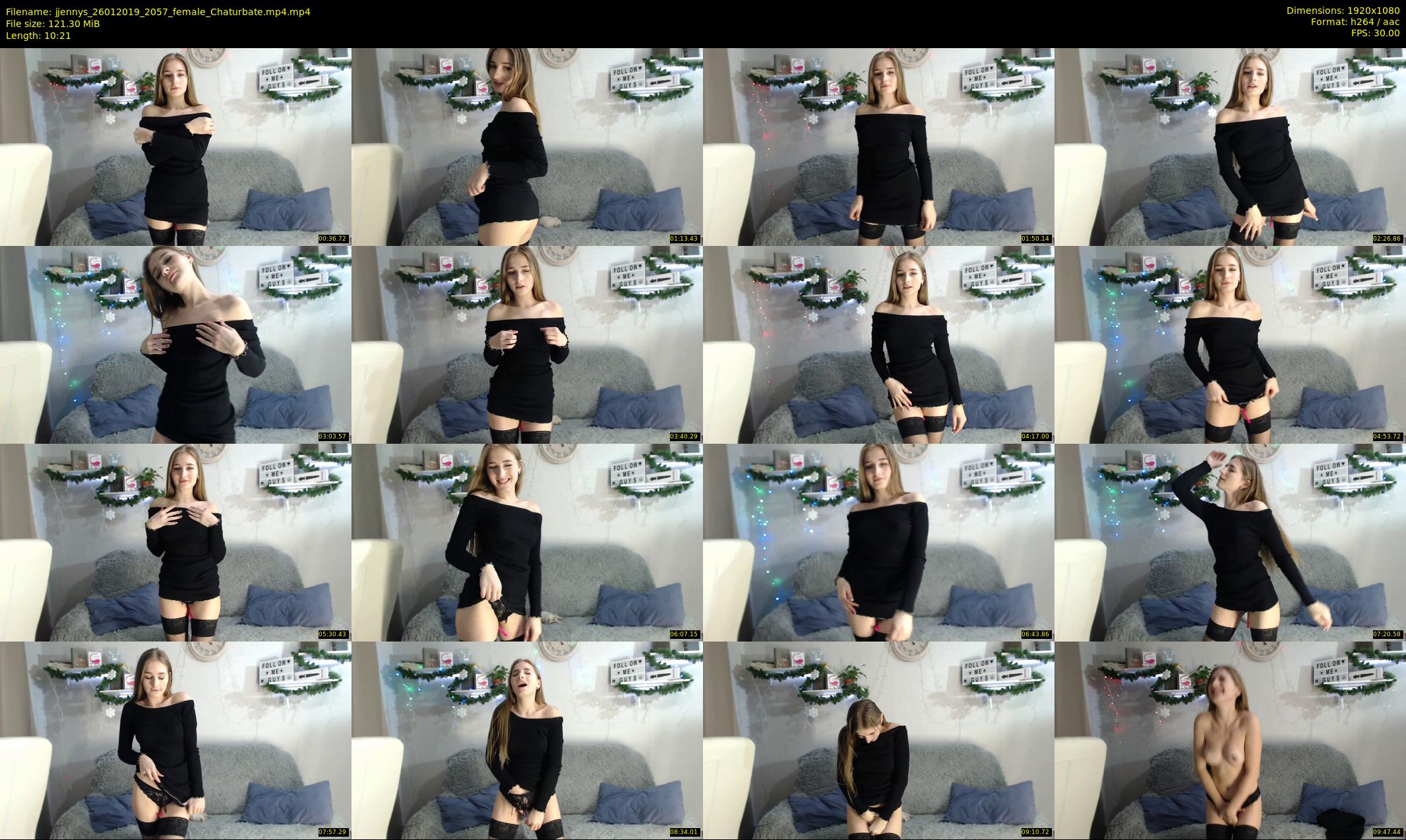 jjennys — 11 minute Chaturbate female cam show recording, 1080p, Jan 26, 2019