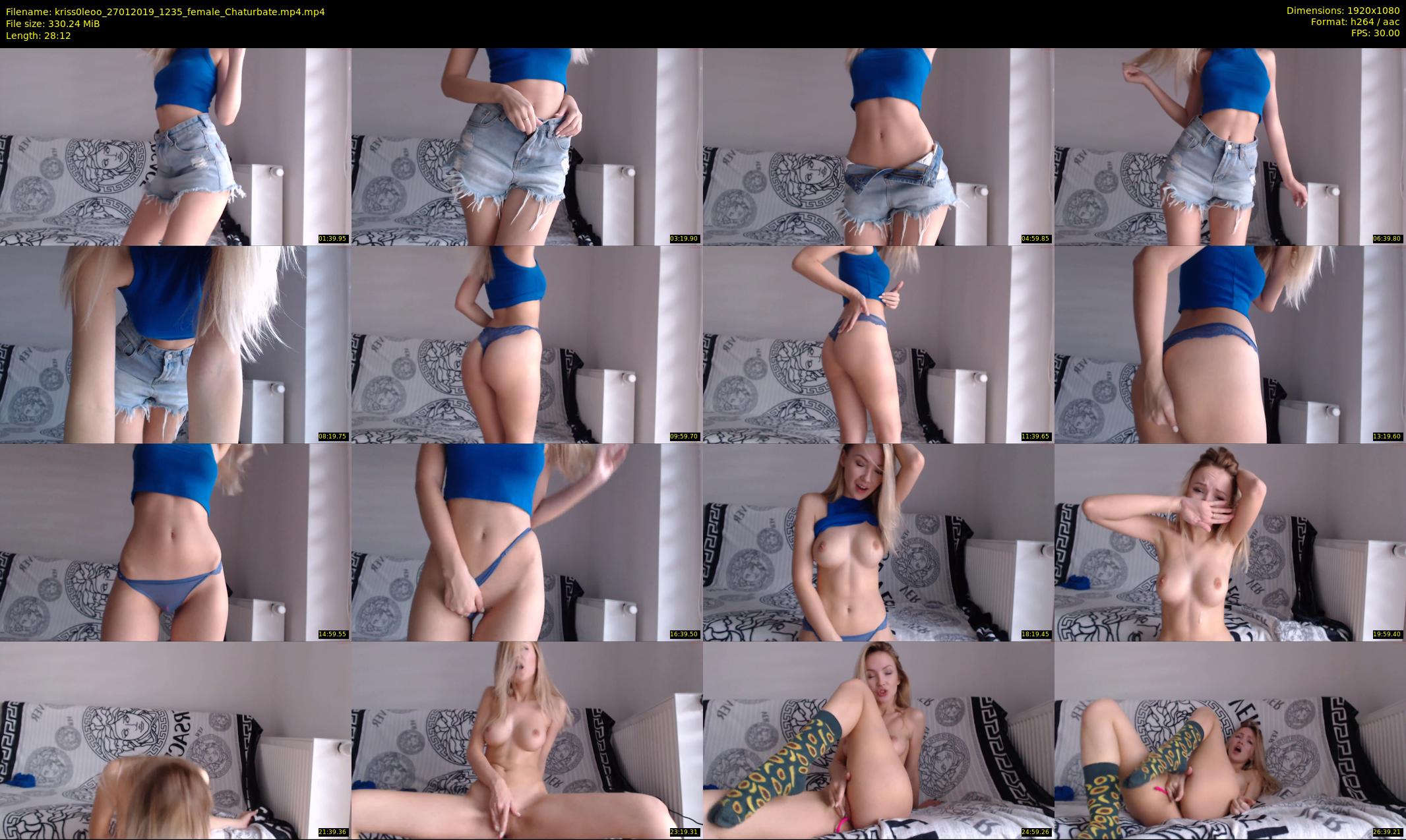 kriss0leoo — 29 minute Chaturbate couple cam show recording, 1080p, Jan 27, 2019