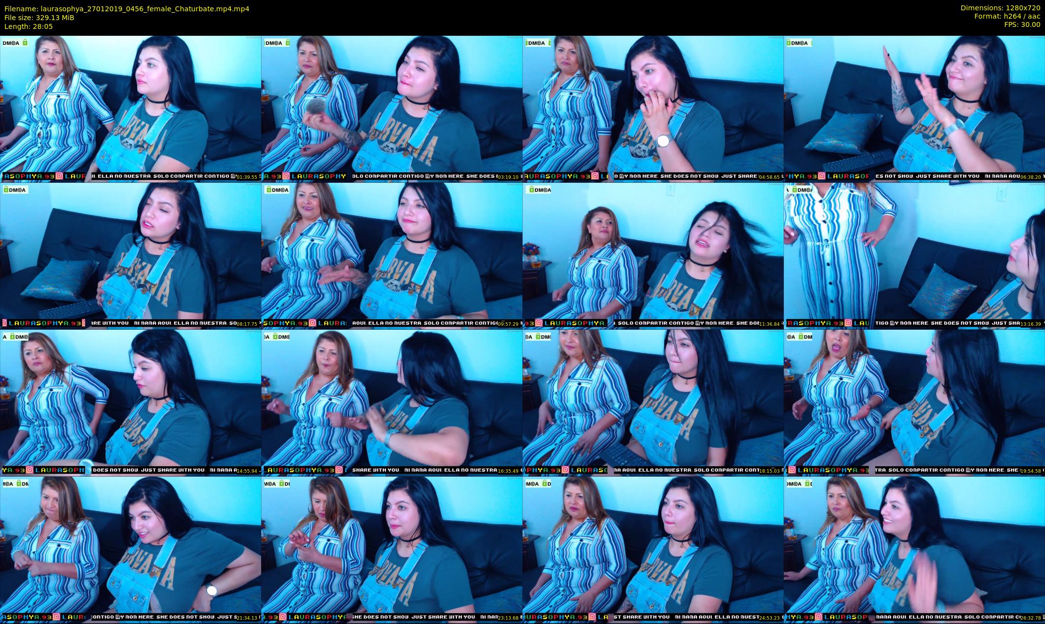 laurasophya — 29 minute Chaturbate female cam show recording, 720p, Jan 27, 2019