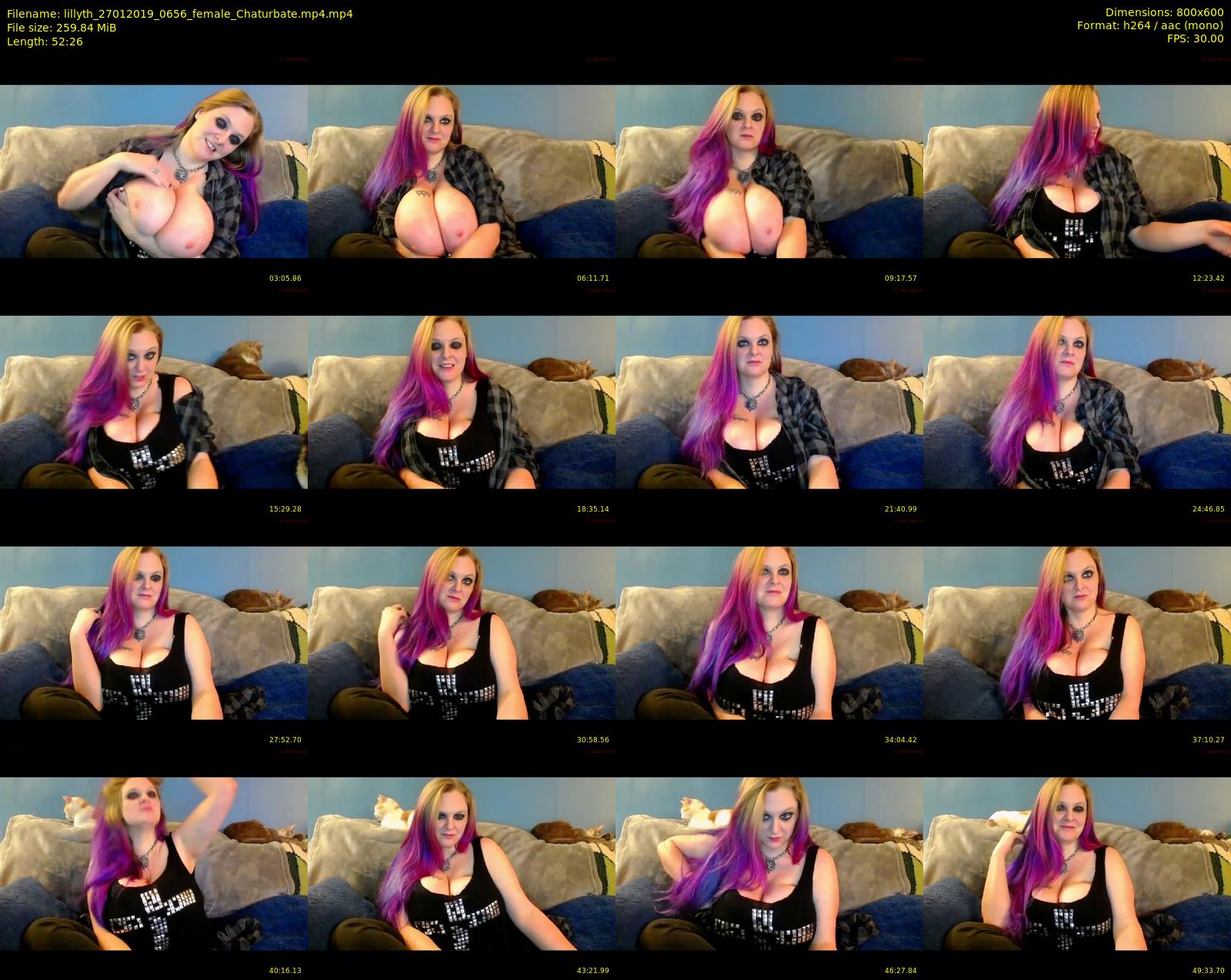 lillyth — 53 minute Chaturbate female cam show recording, 480p, Jan 27, 2019