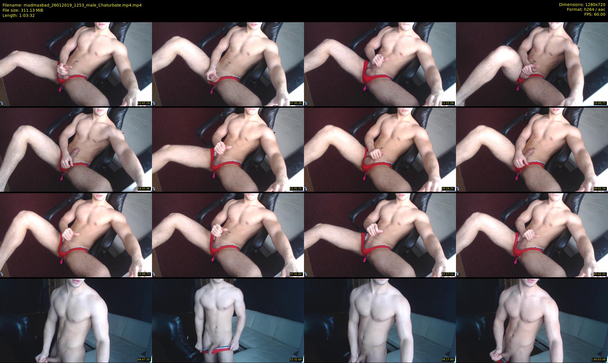 madmaxbad — 64 minute Chaturbate male cam show recording, 720p, Jan 26, 2019