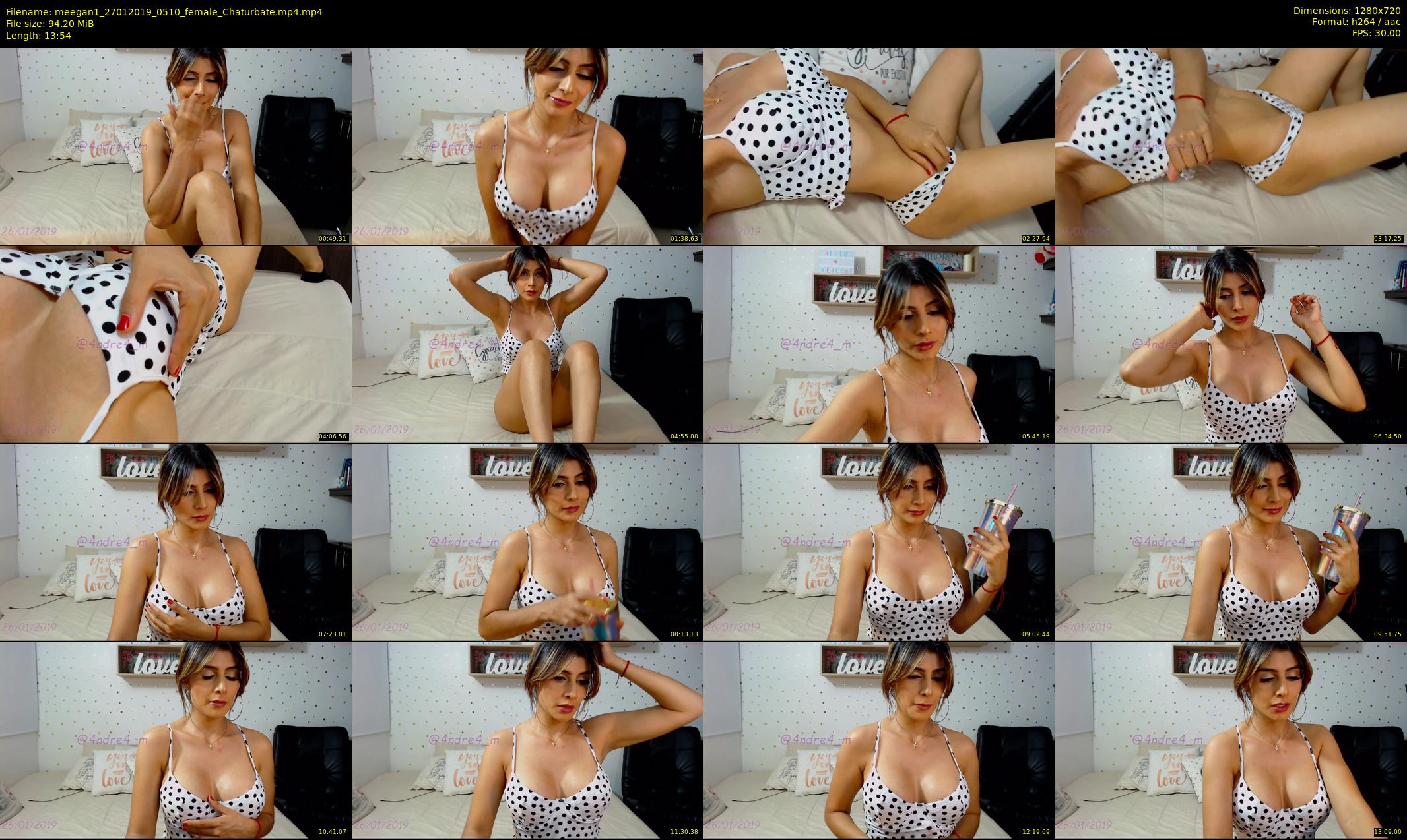 meegan1 — 14 minute Chaturbate female cam show recording, 720p, Jan 27, 2019