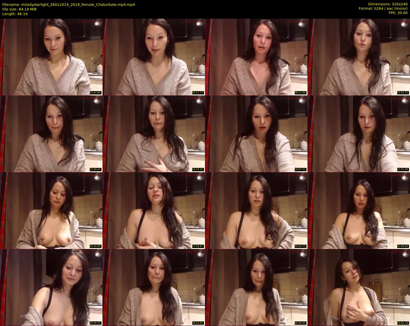 miladystarlight — 47 minute Chaturbate female cam show recording, SD, Jan 26, 2019