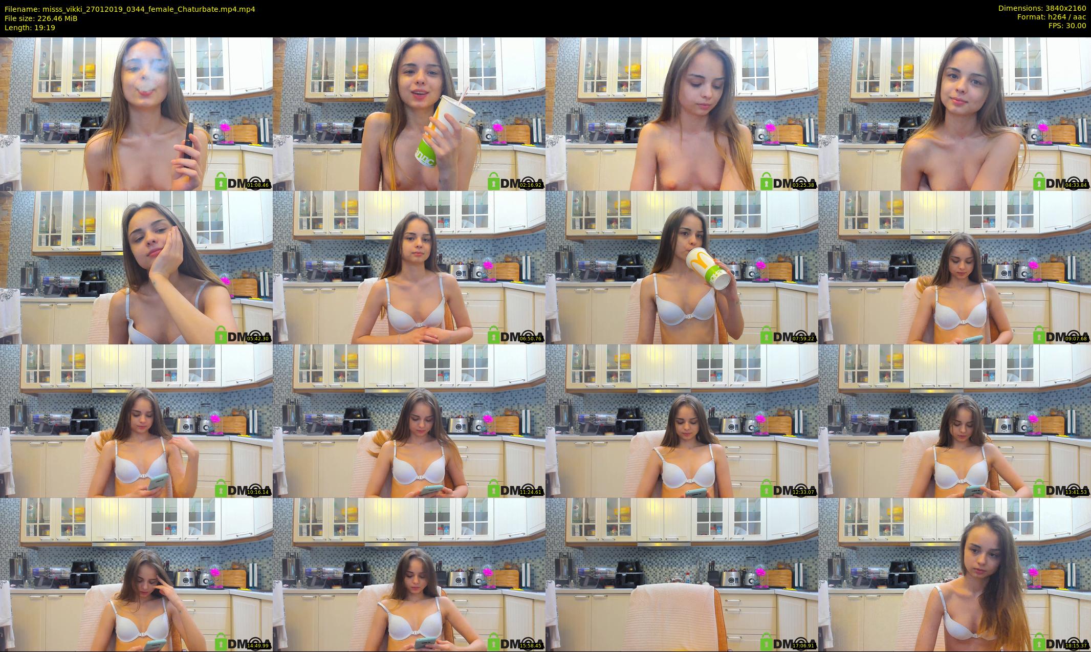 misss_vikki — 20 minute Chaturbate female cam show recording, 4K, Jan 27, 2019