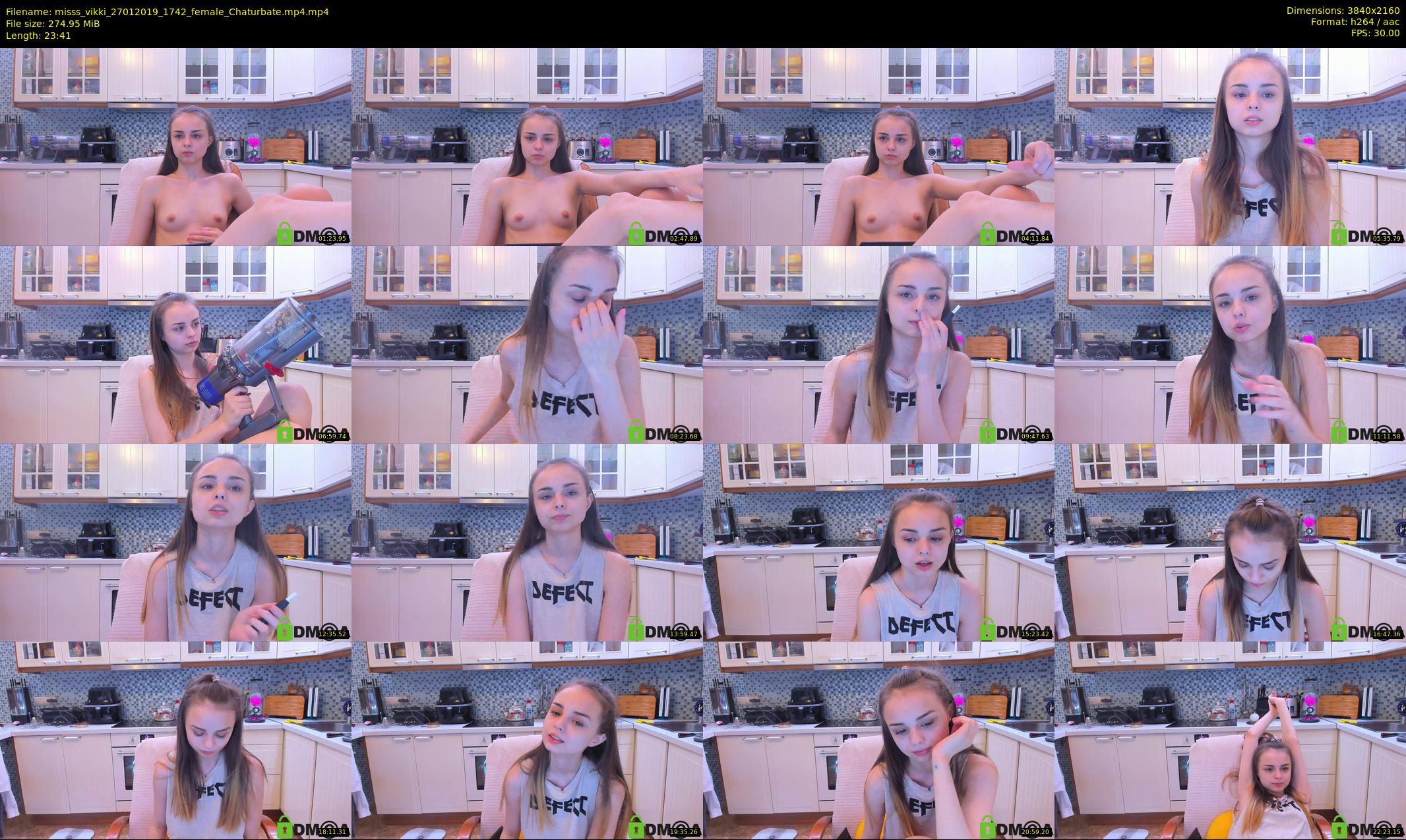 misss_vikki — 24 minute Chaturbate female cam show recording, 4K, Jan 27, 2019
