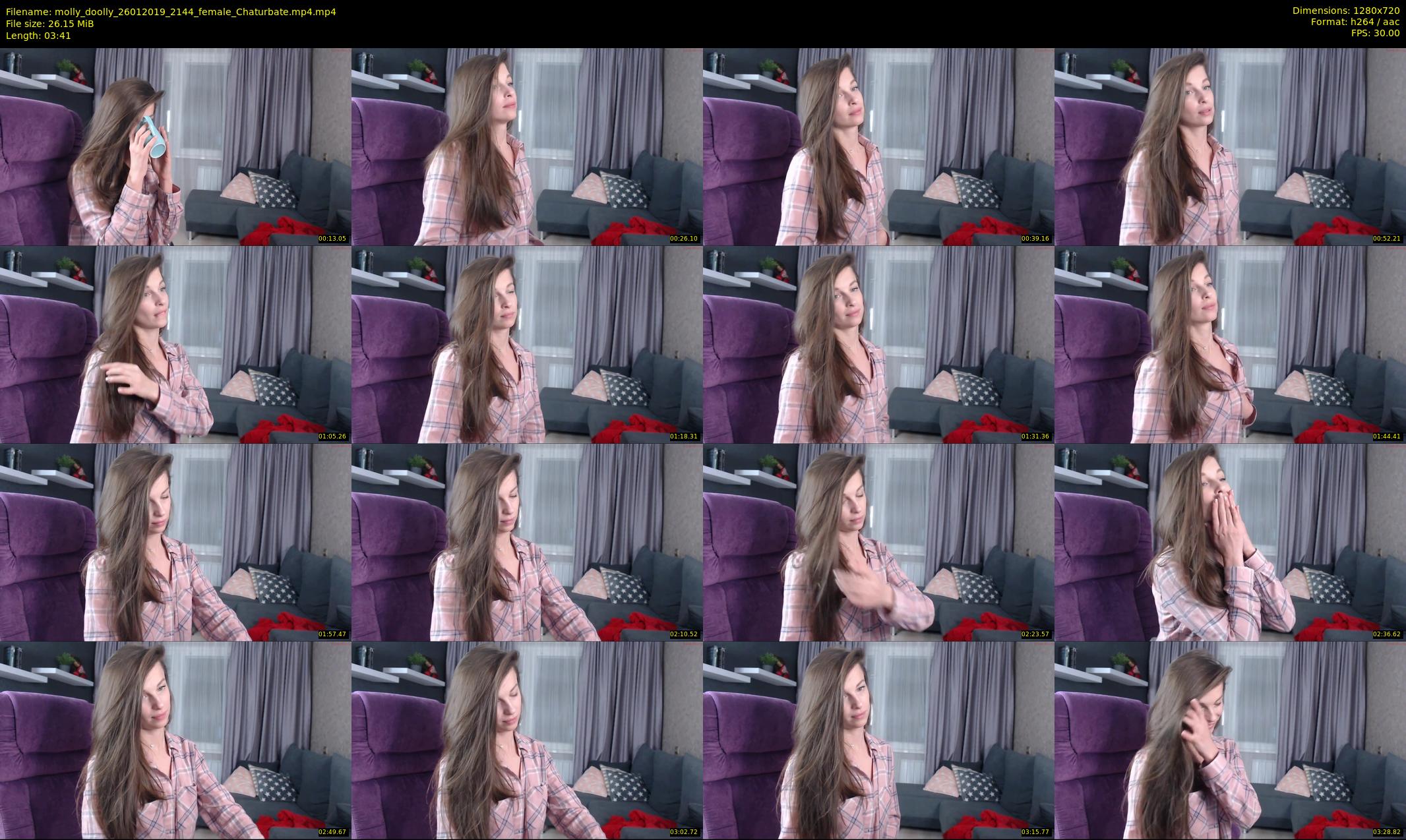 molly_doolly — 4 minute Chaturbate female cam show recording, 720p, Jan 26, 2019