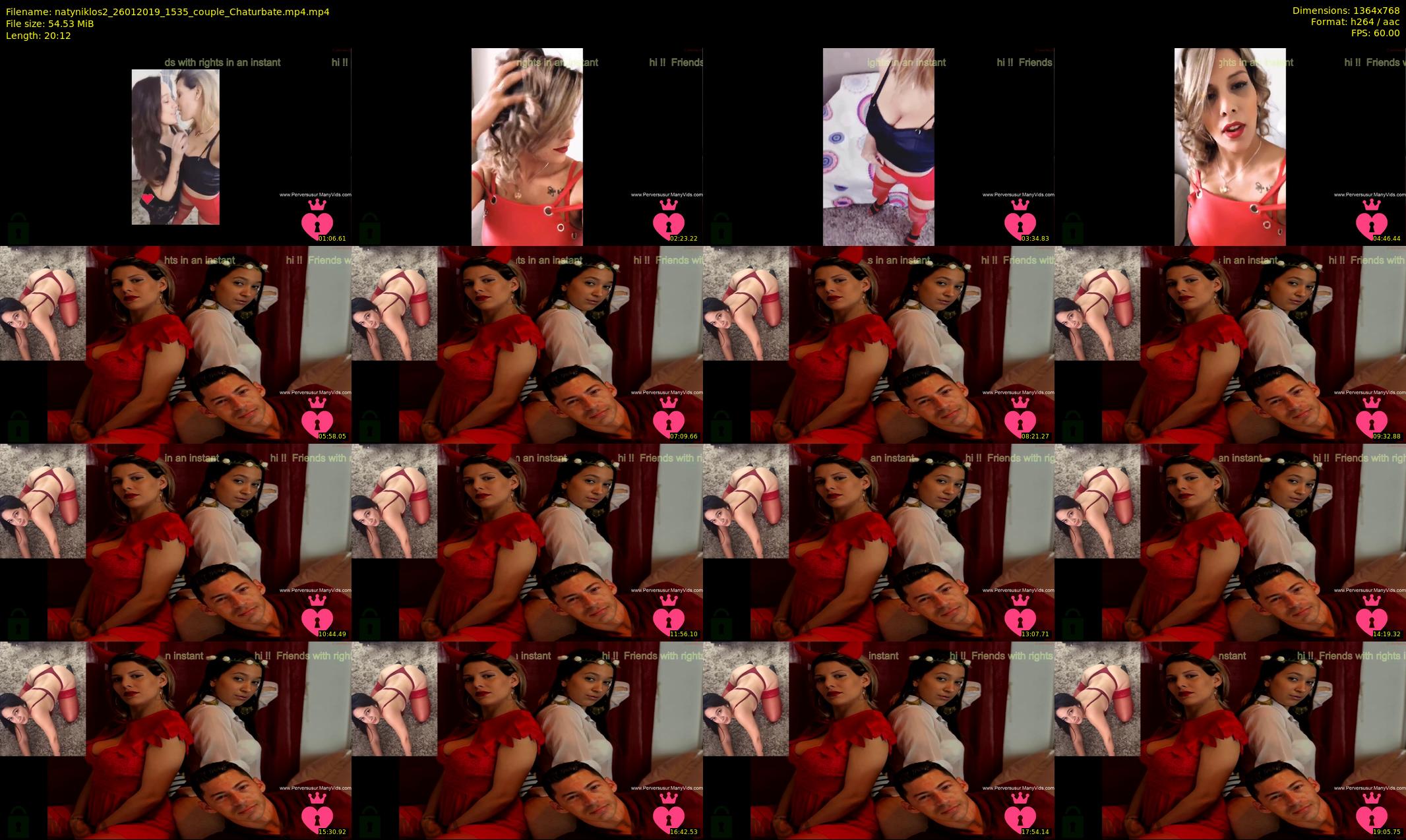 natyniklos2 — 21 minute Chaturbate couple cam show recording, 720p, Jan 26, 2019