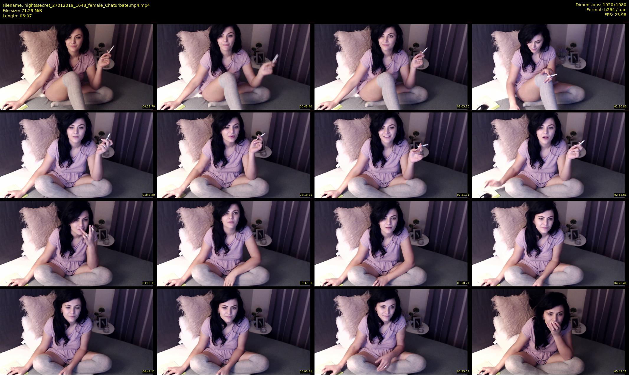 nightssecret — 7 minute Chaturbate female cam show recording, 1080p, Jan 27, 2019