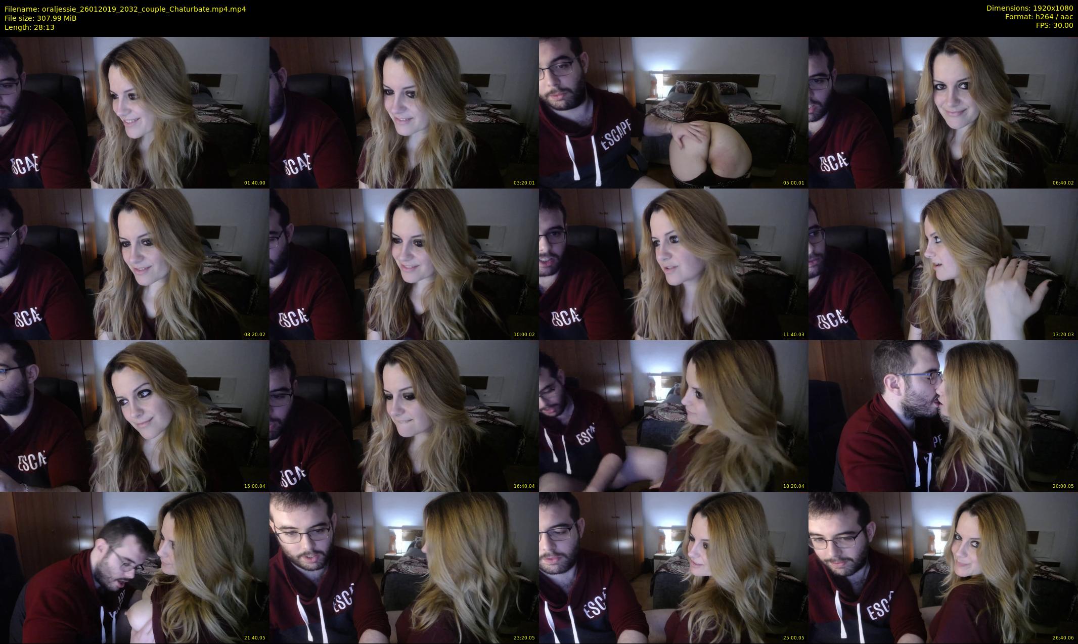 oraljessie — 29 minute Chaturbate couple cam show recording, 1080p, Jan 26, 2019