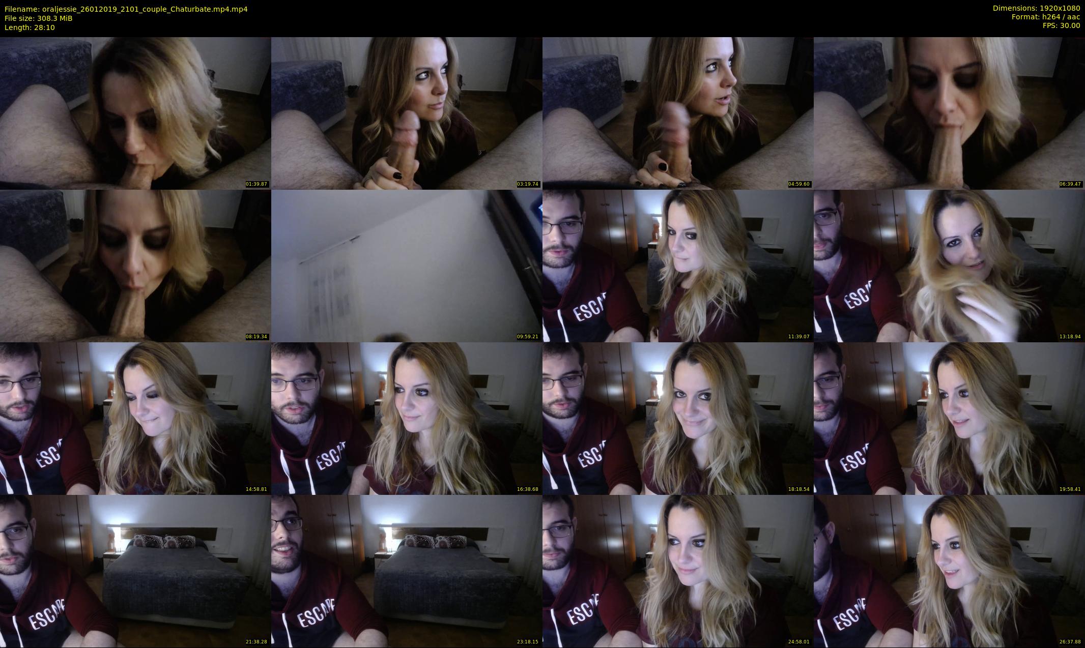 oraljessie — 29 minute Chaturbate couple cam show recording, 1080p, Jan 26, 2019