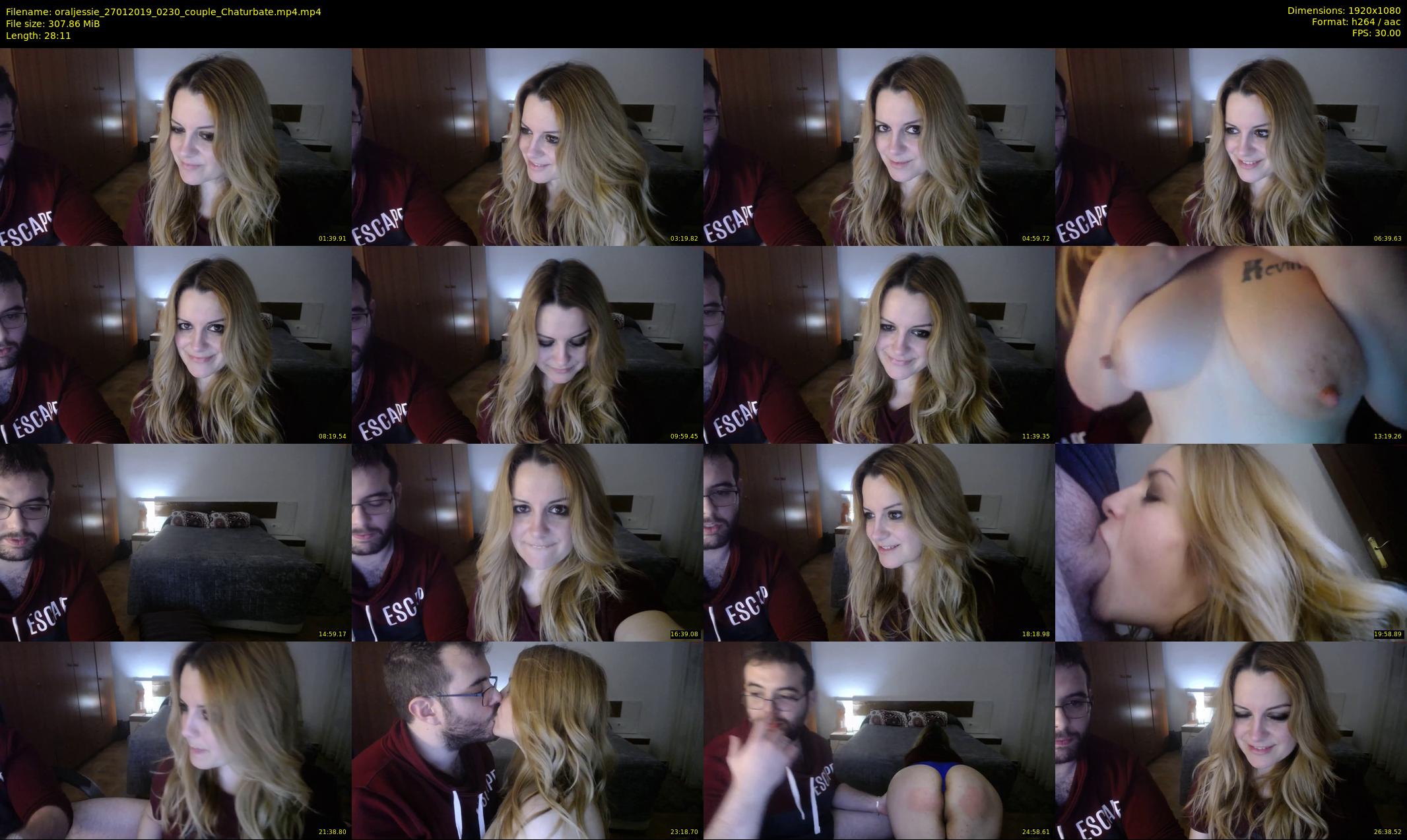 oraljessie — 29 minute Chaturbate couple cam show recording, 1080p, Jan 27, 2019