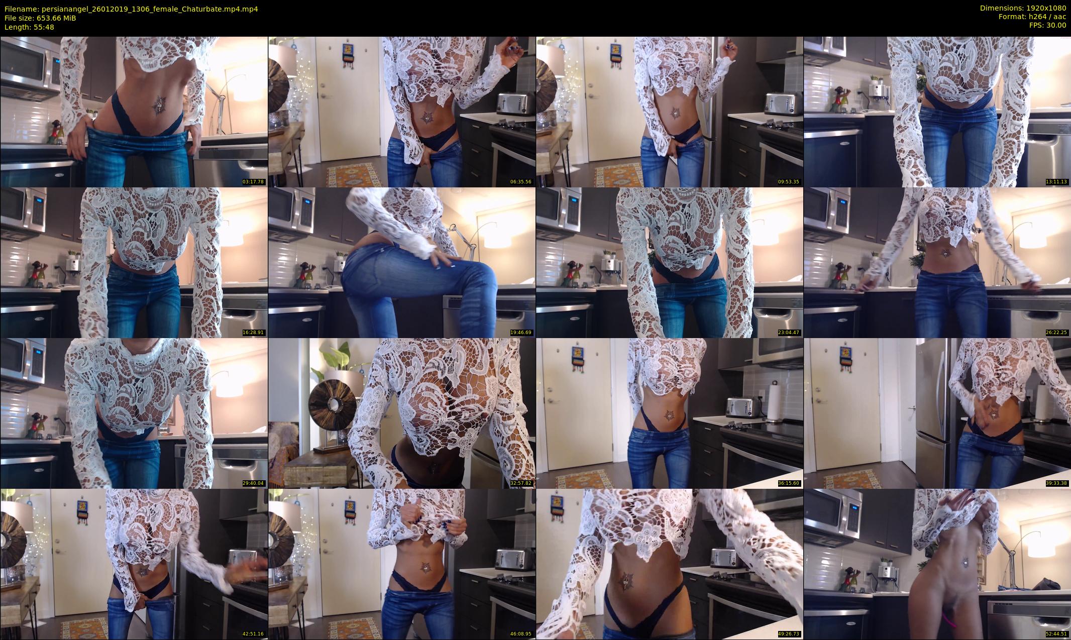 persianangel — 56 minute Chaturbate female cam show recording, 1080p, Jan 26, 2019