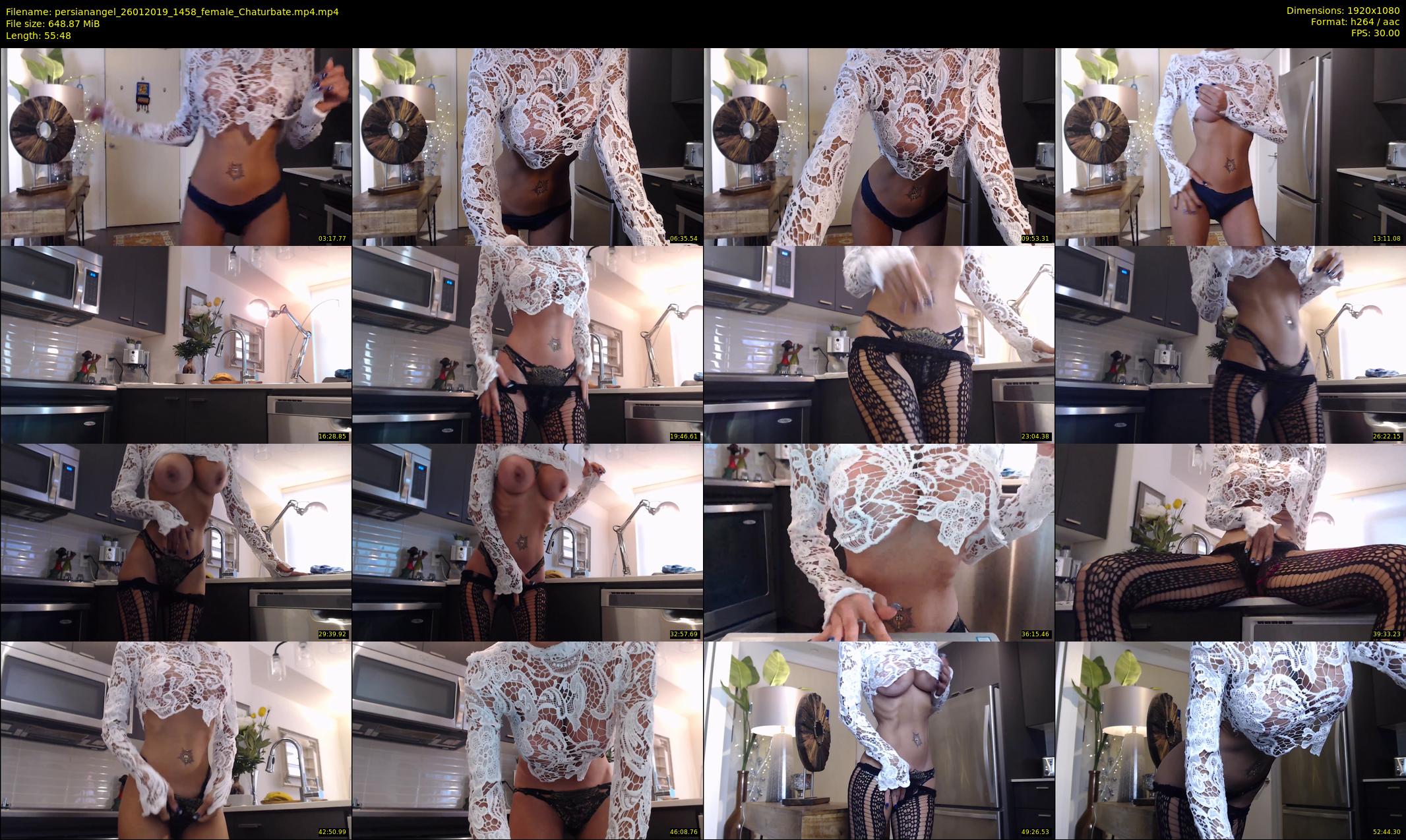 persianangel — 56 minute Chaturbate female cam show recording, 1080p, Jan 26, 2019