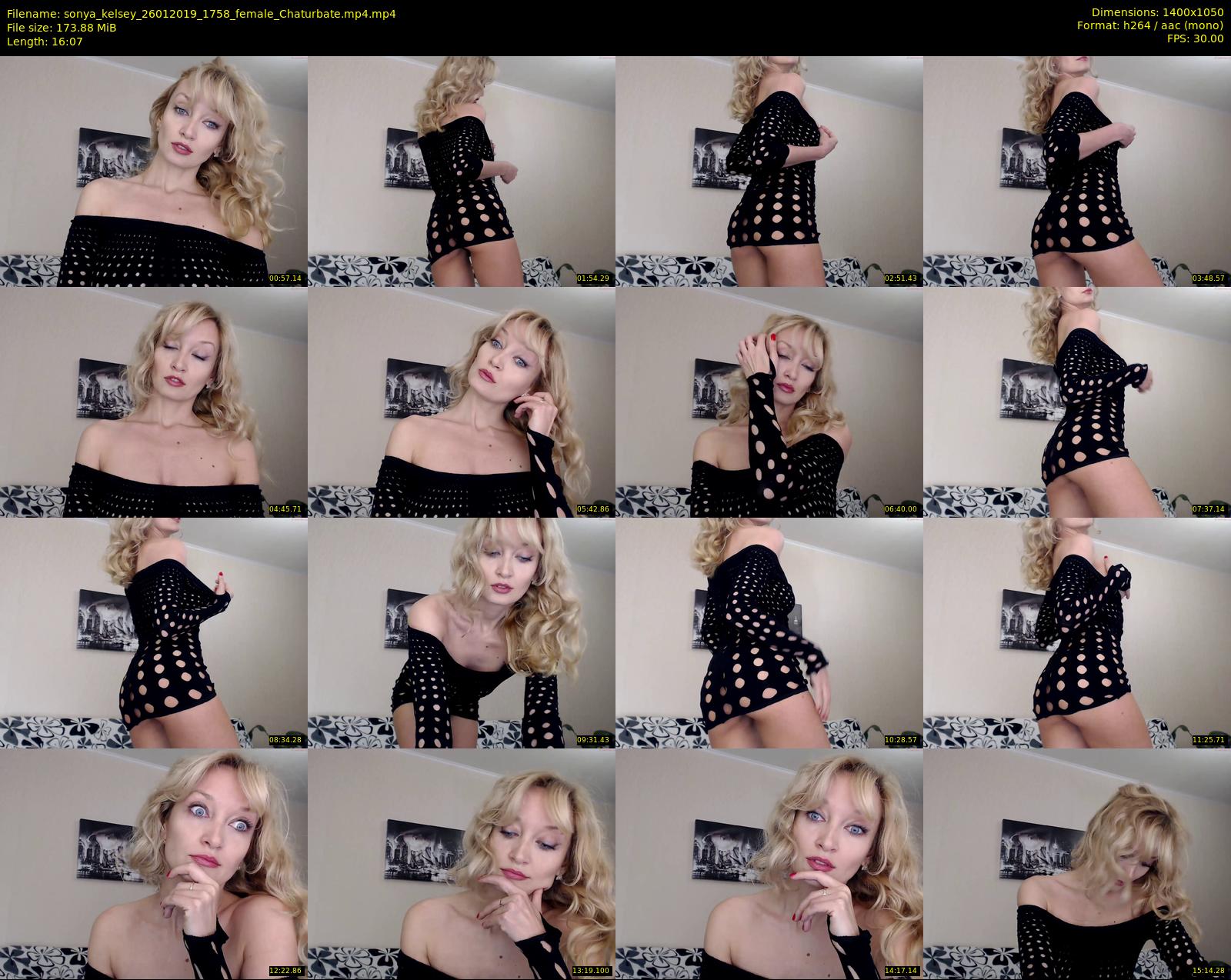 sonya_kelsey — 17 minute Chaturbate female cam show recording, 720p, Jan 26, 2019